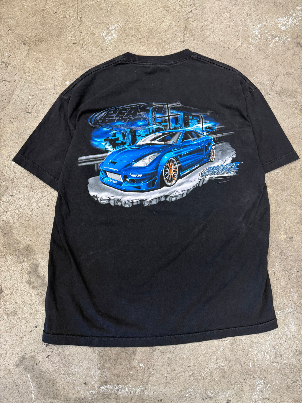 Vintage 2fast2furious Universal Studios Tshirt Size XL