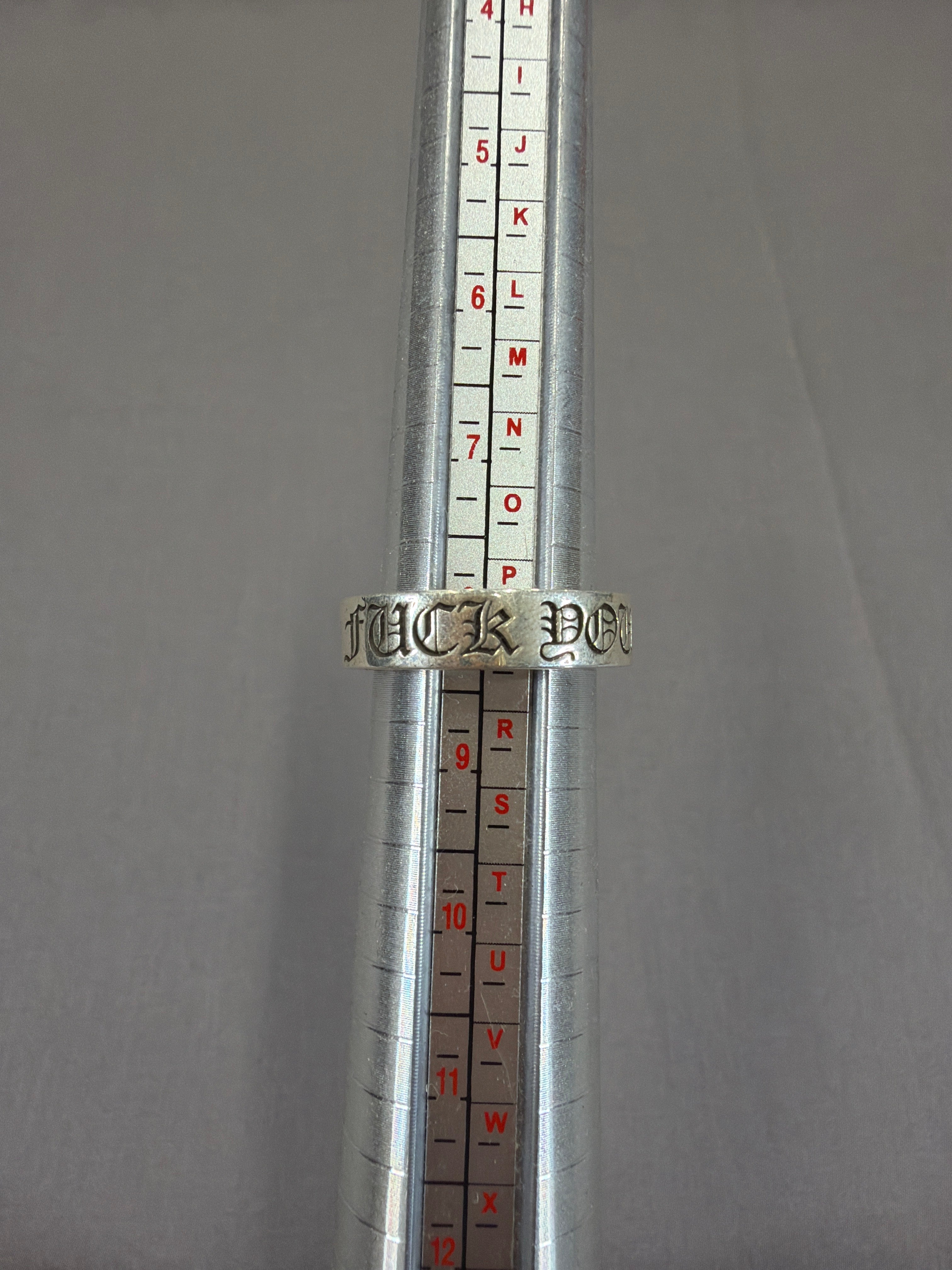 Chrome Hearts FU CH Spacer Ring Size 8 Brand New W/ Dustbag & Receipt