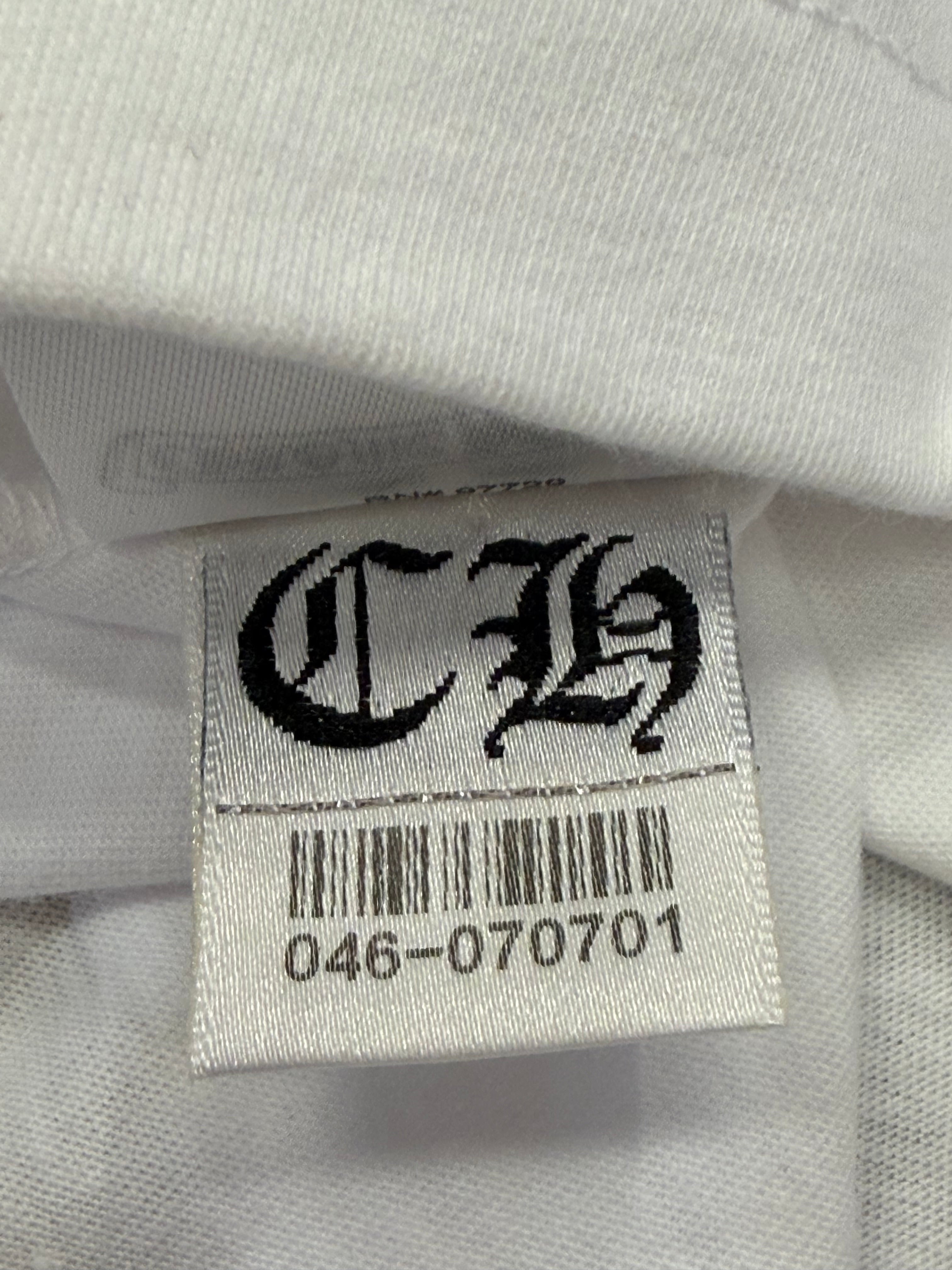 Chrome Hearts CH Scroll White Tshirt Size XL Brand New W/ Receipt