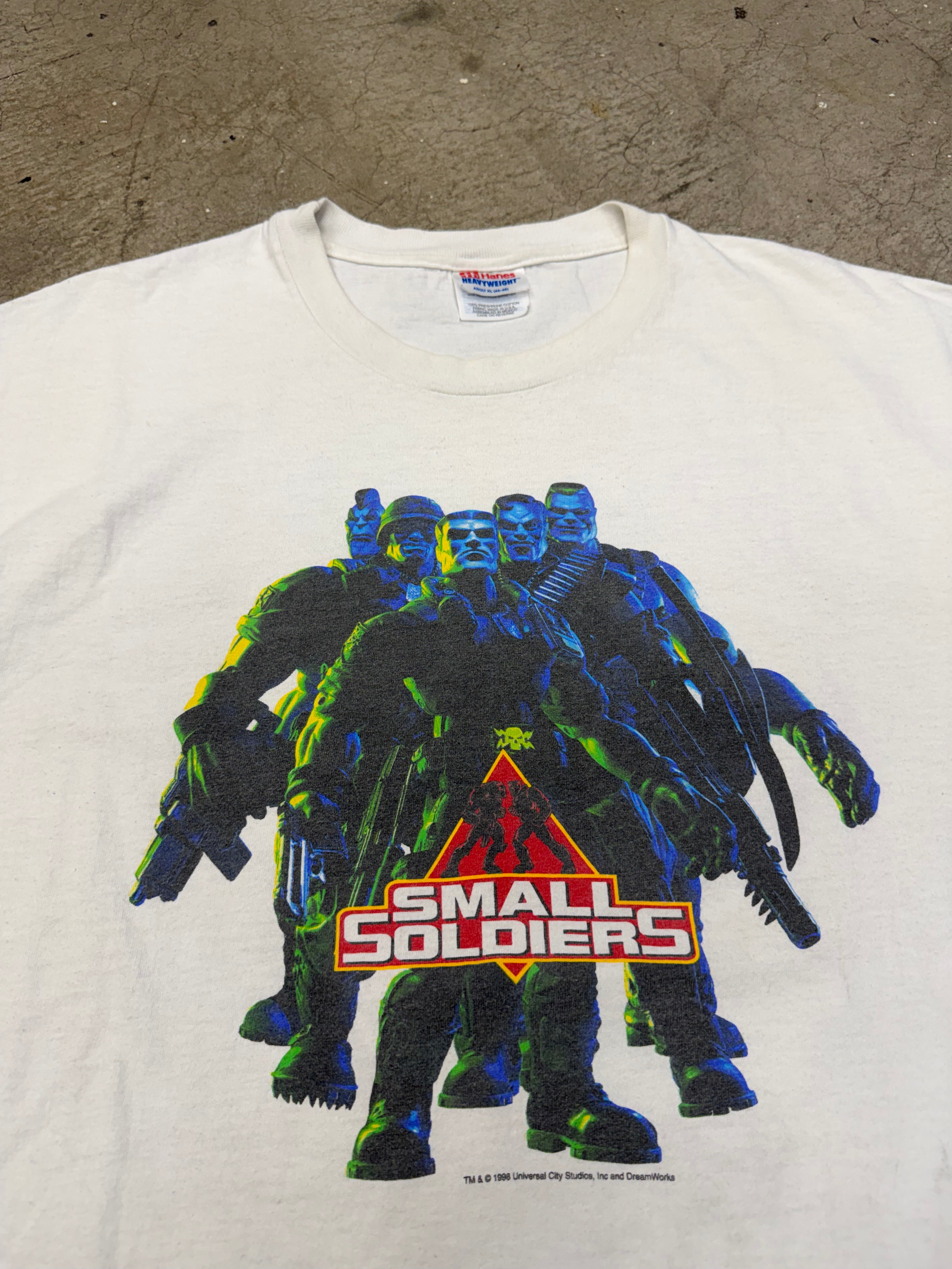 Vintage 1998 Small Soldiers Movie Promo Tshirt Size XL