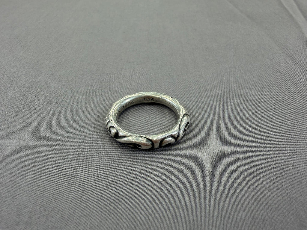 Chrome Hearts Scroll Band Ring Size 11 Pre Owned