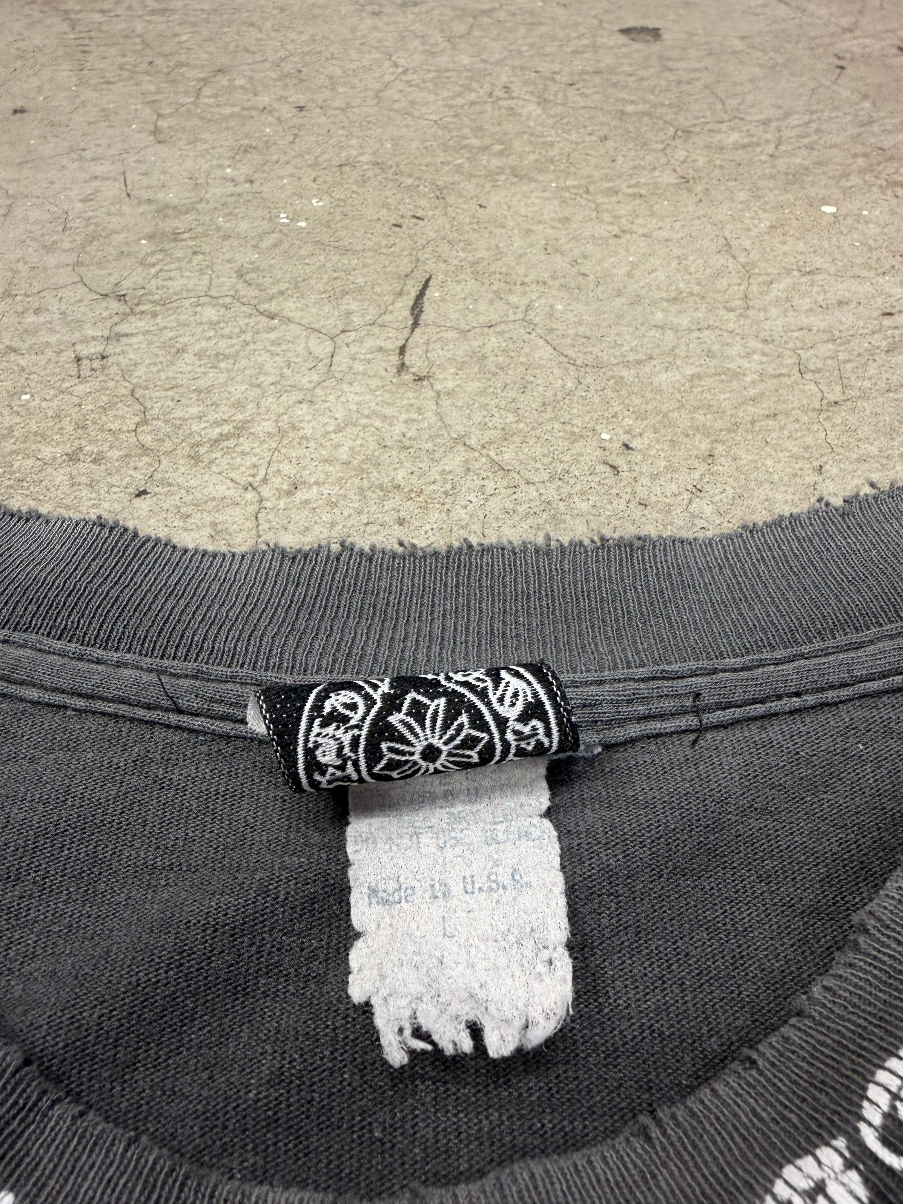Vintage 90s Chrome Hearts Vine Dagger Scroll Tshirt Size Large