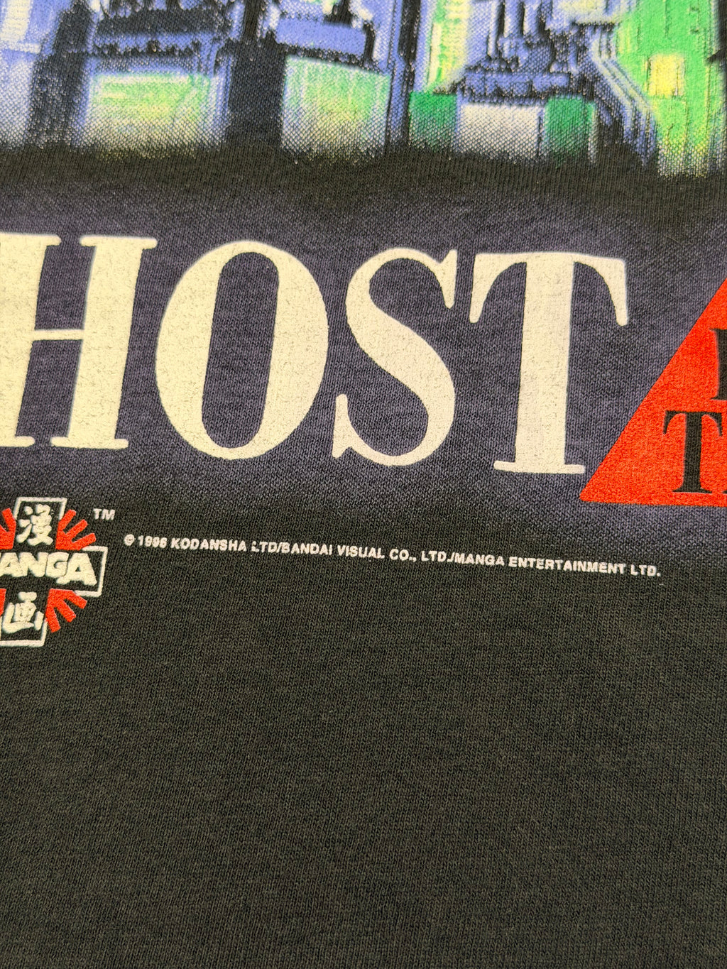 Vintage 1996 Ghost In The Shell Euro Promo Tshirt Size XL