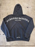 Chrome Hearts CH Scroll Black Hoodie Size XL Pre Owned