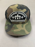 Chrome Hearts Arc Cross Camo Hollywood Trucker Hat Pre Owned