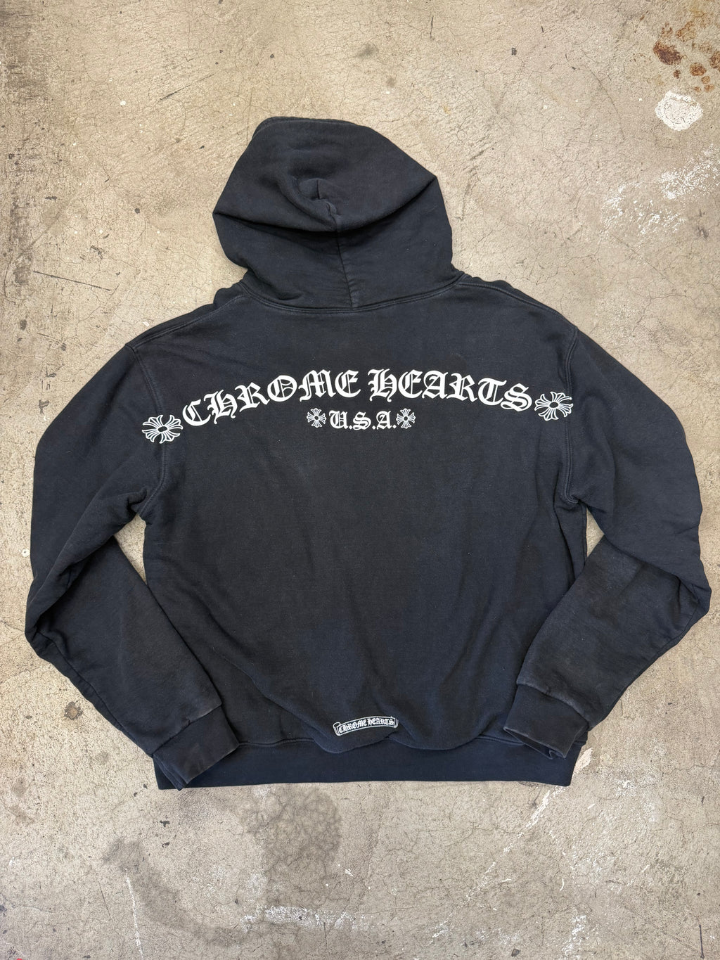 Chrome Hearts CH Scroll Zip Up Size Small Pre Owned