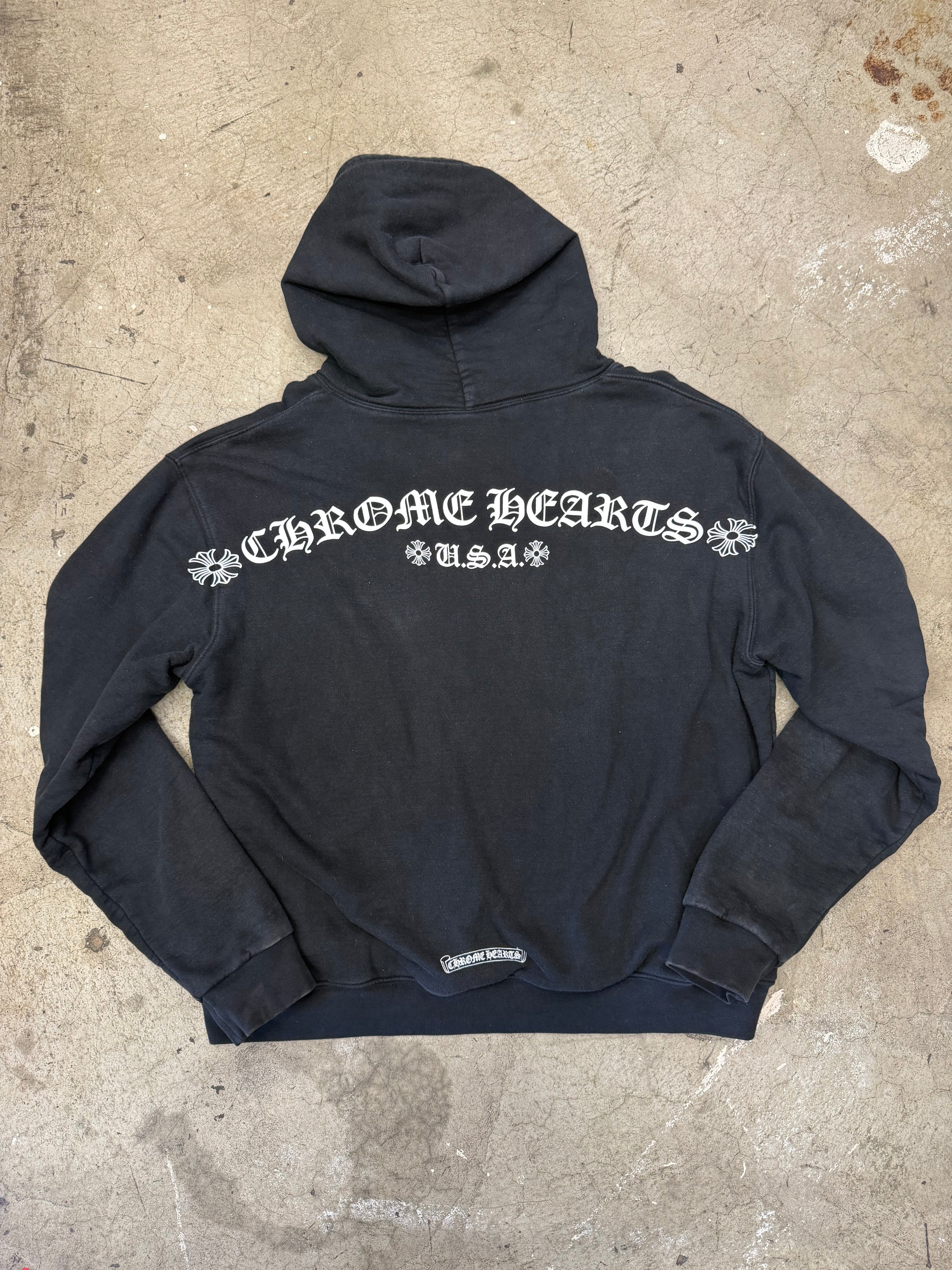 Chrome Hearts CH Scroll Zip Up Size Small Pre Owned
