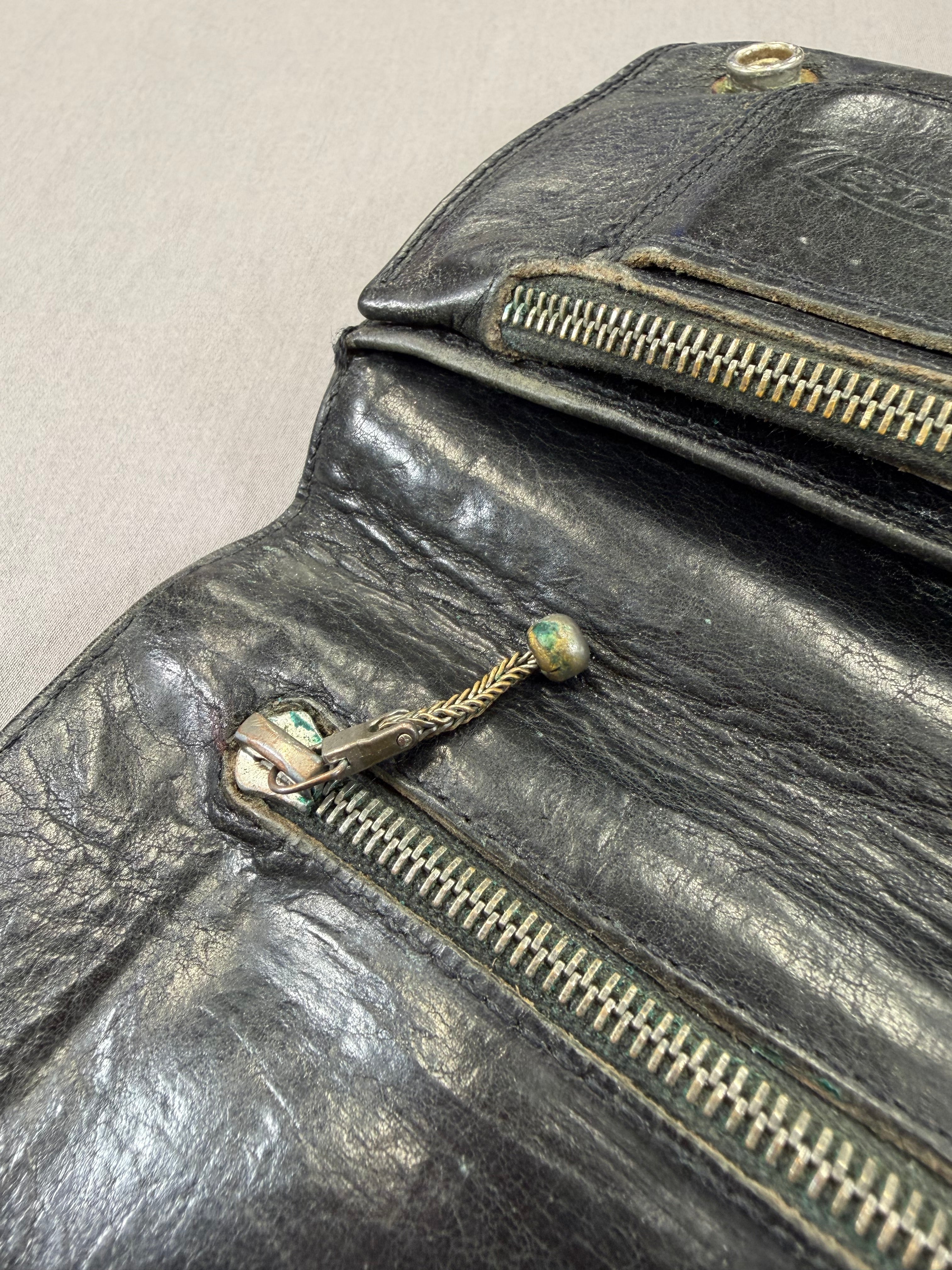 Chrome Hearts 2Zip Cross Ball Wallet Pre Owned