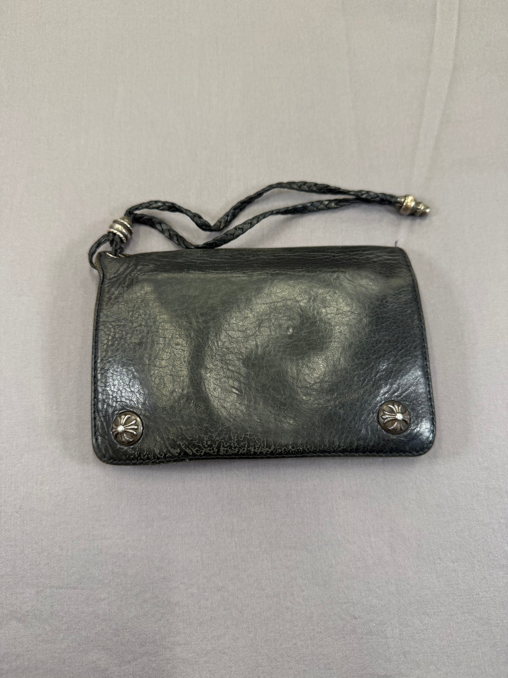 Chrome Hearts 2Zip Cross Ball Wallet Pre Owned