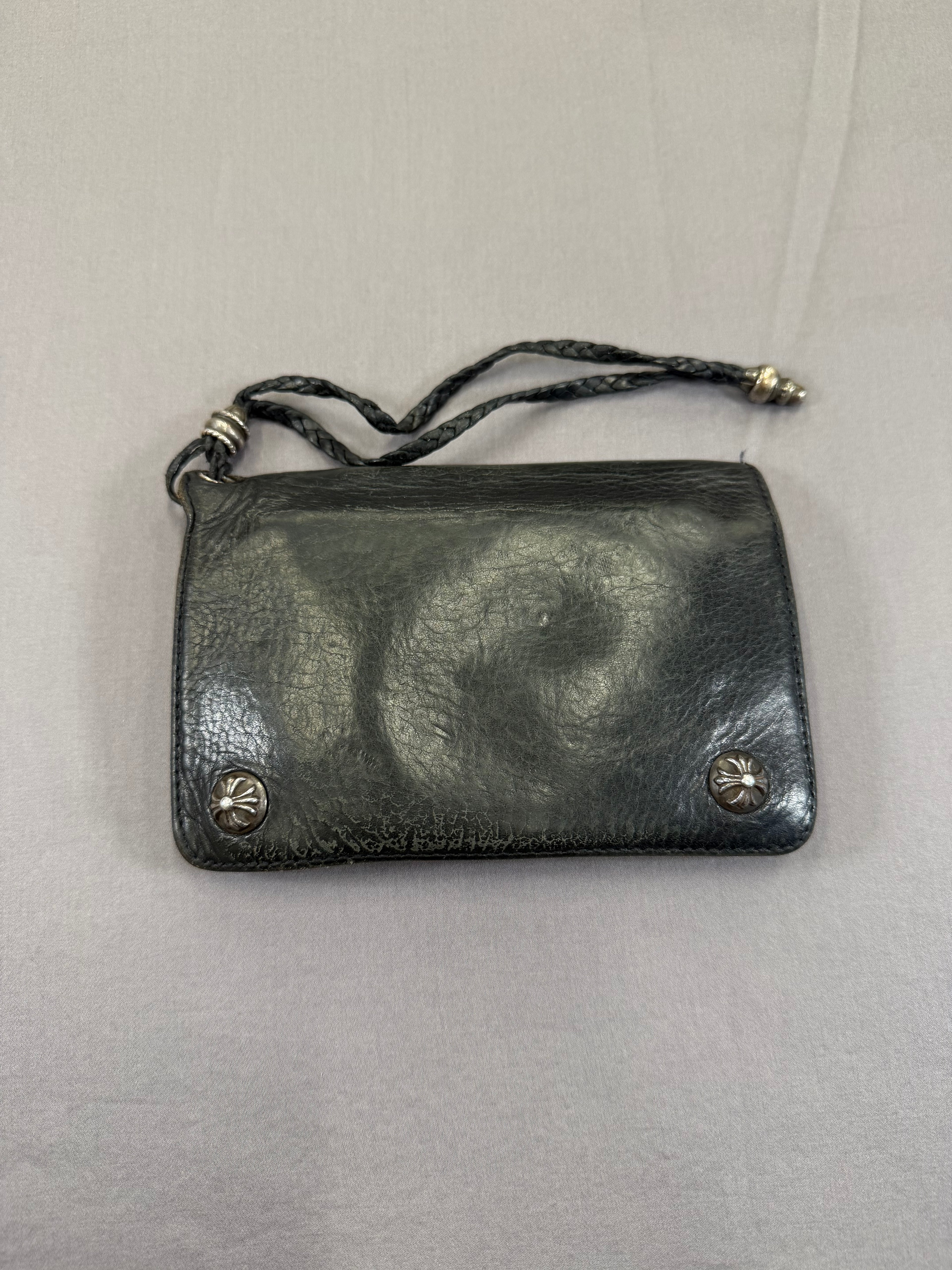 Chrome Hearts 2Zip Cross Ball Wallet Pre Owned