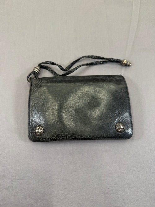 Chrome Hearts 2Zip Cross Ball Wallet Pre Owned