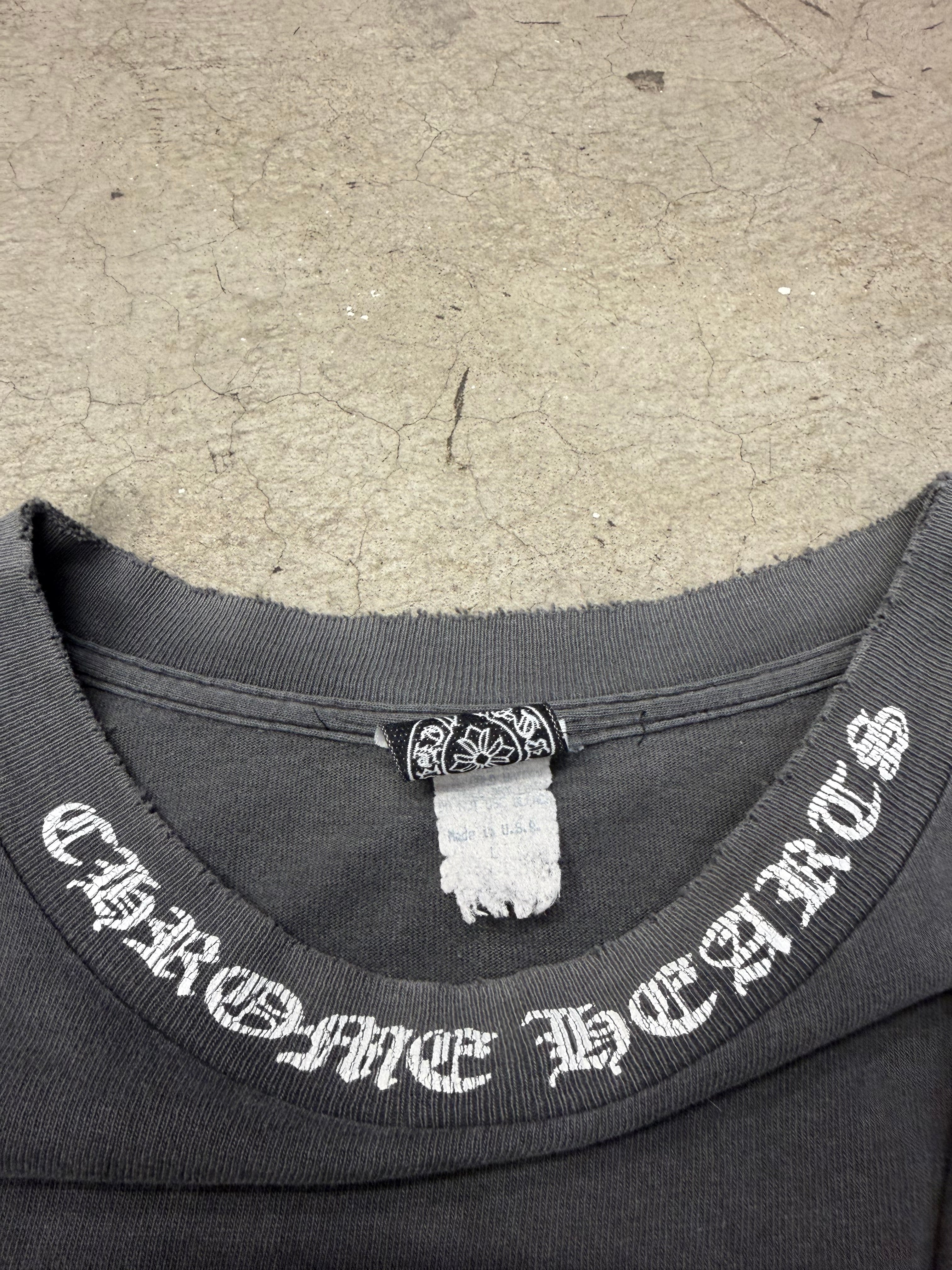 Vintage 90s Chrome Hearts Vine Dagger Scroll Tshirt Size Large