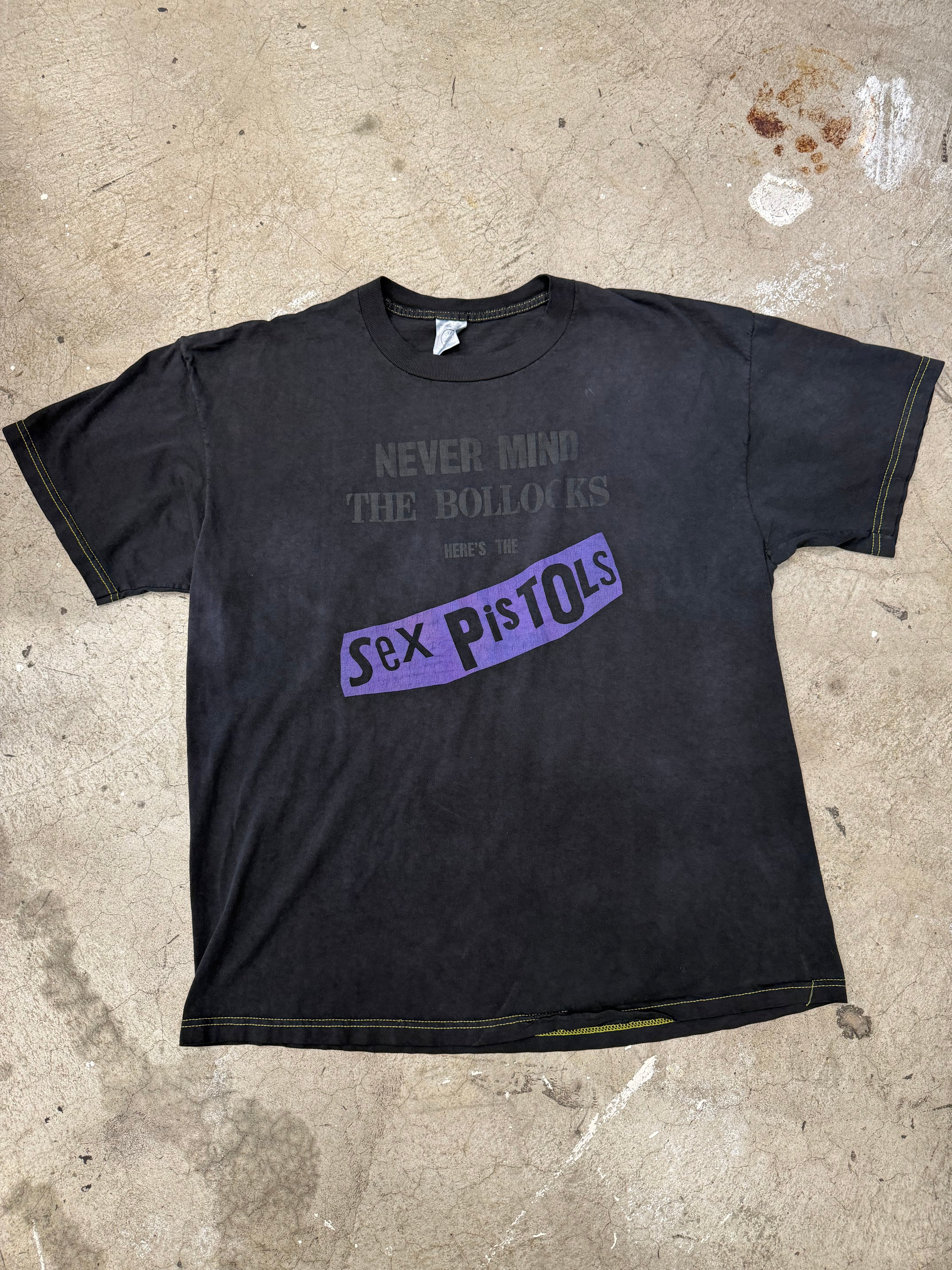 Vintage 90s Sex Pistols Nevermind The Bollocks SJF Tee Size XL