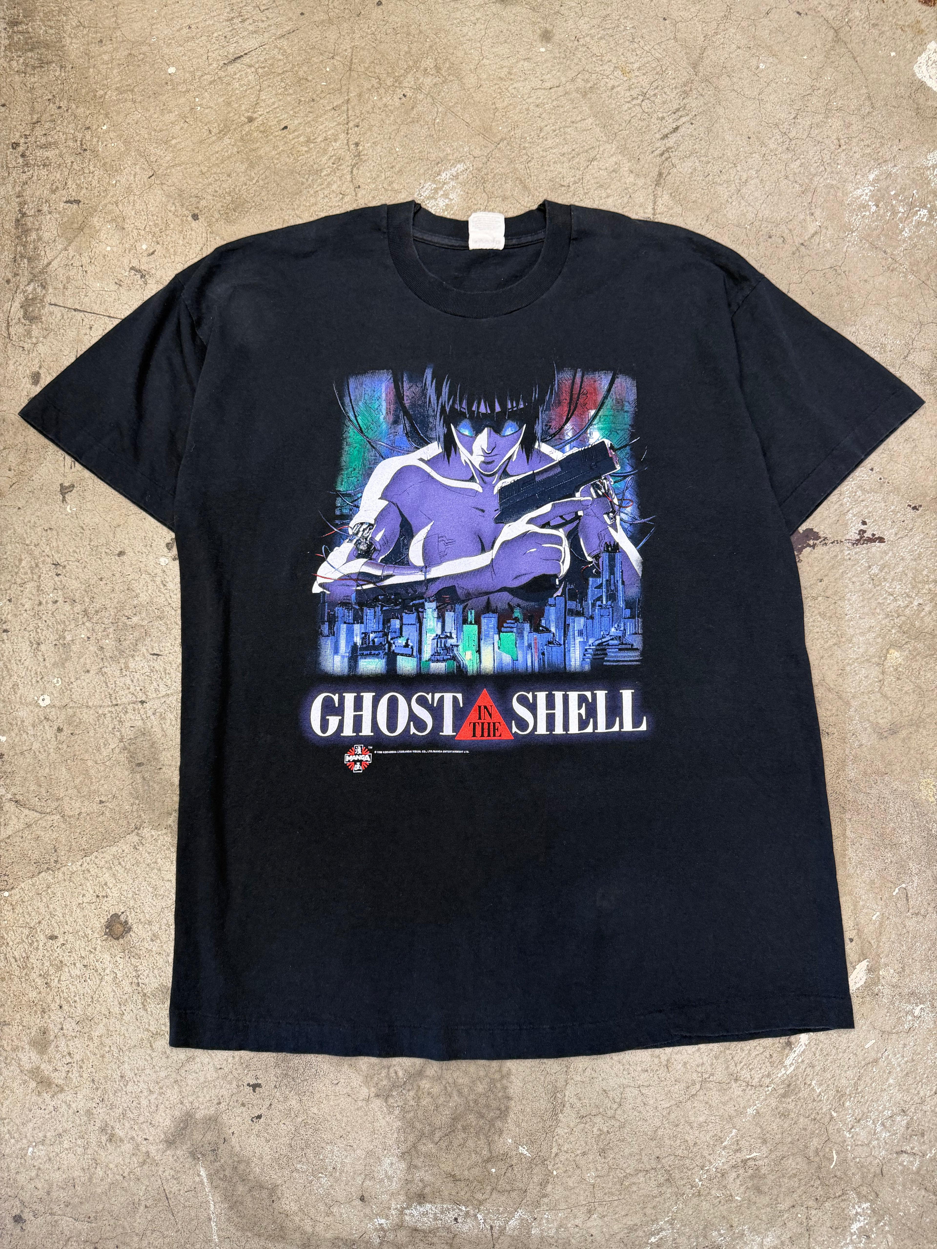 Vintage 1996 Ghost In The Shell Euro Promo Tshirt Size XL