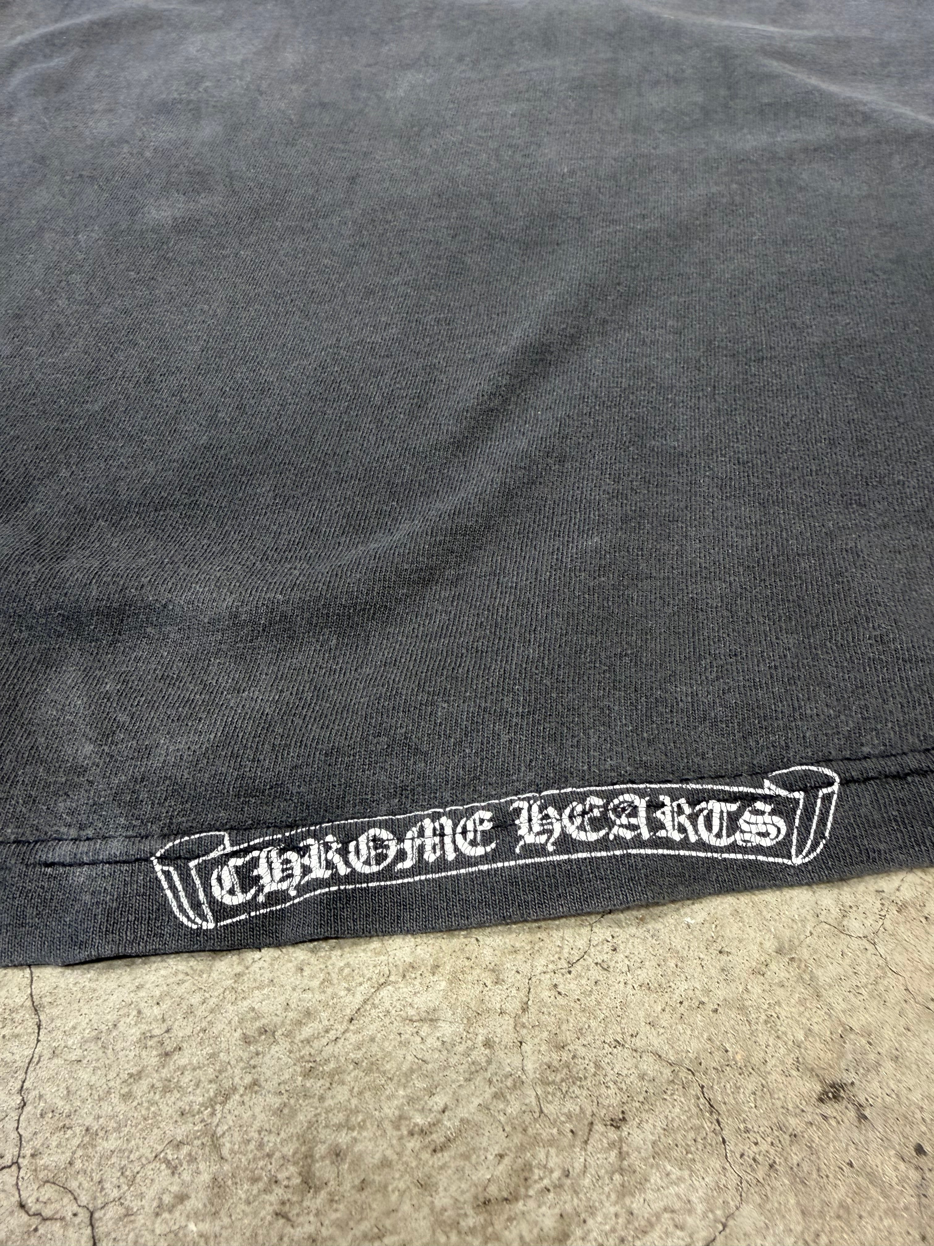 Vintage 90s Chrome Hearts Vine Dagger Scroll Tshirt Size Large