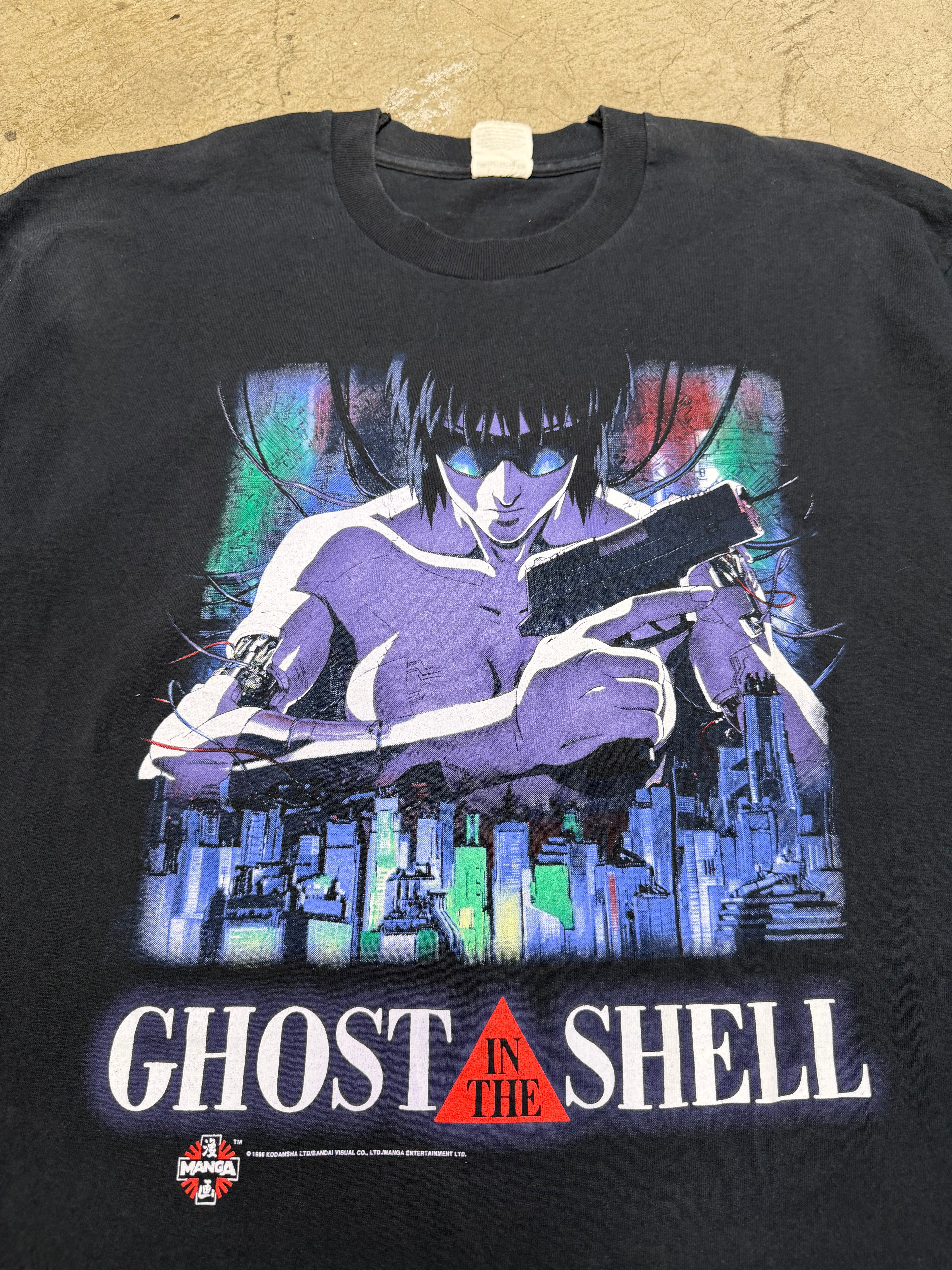 Vintage 1996 Ghost In The Shell Euro Promo Tshirt Size XL