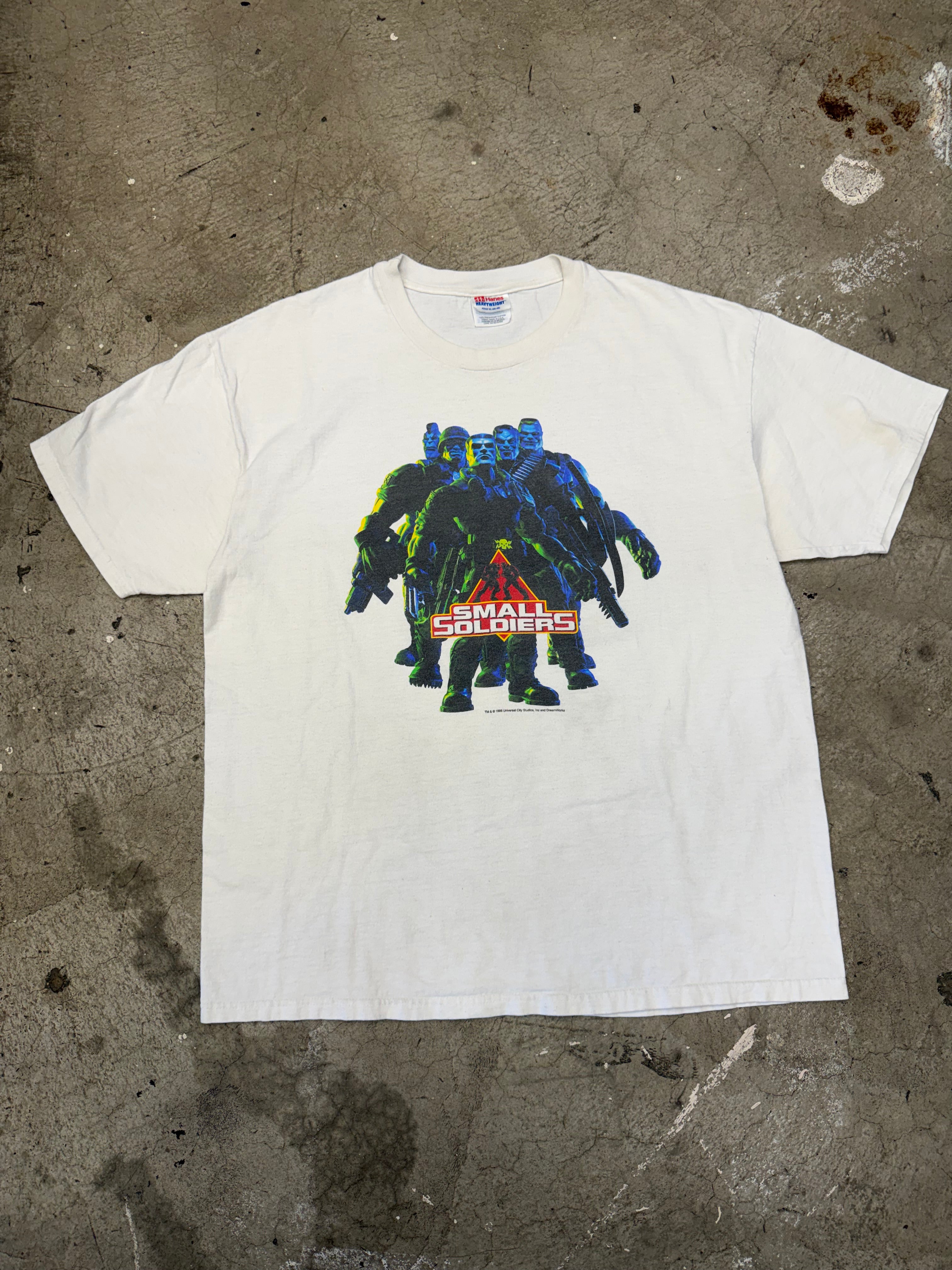 Vintage 1998 Small Soldiers Movie Promo Tshirt Size XL