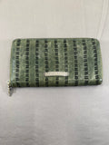 Chrome Hearts REC F Zip Olive Green Leather Wallet Pre Owned
