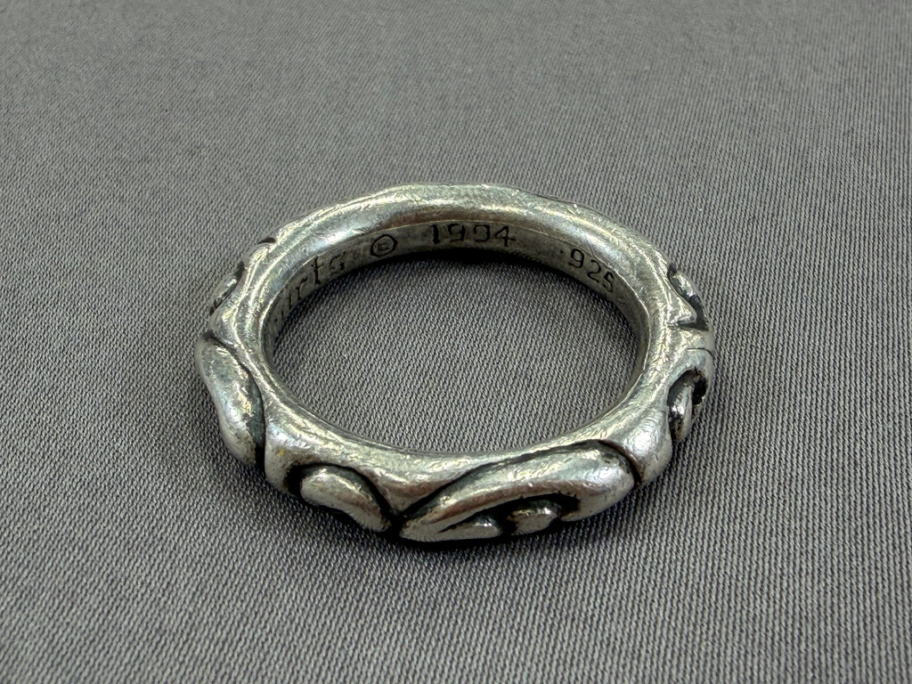 Chrome Hearts Scroll Band Ring Size 11 Pre Owned