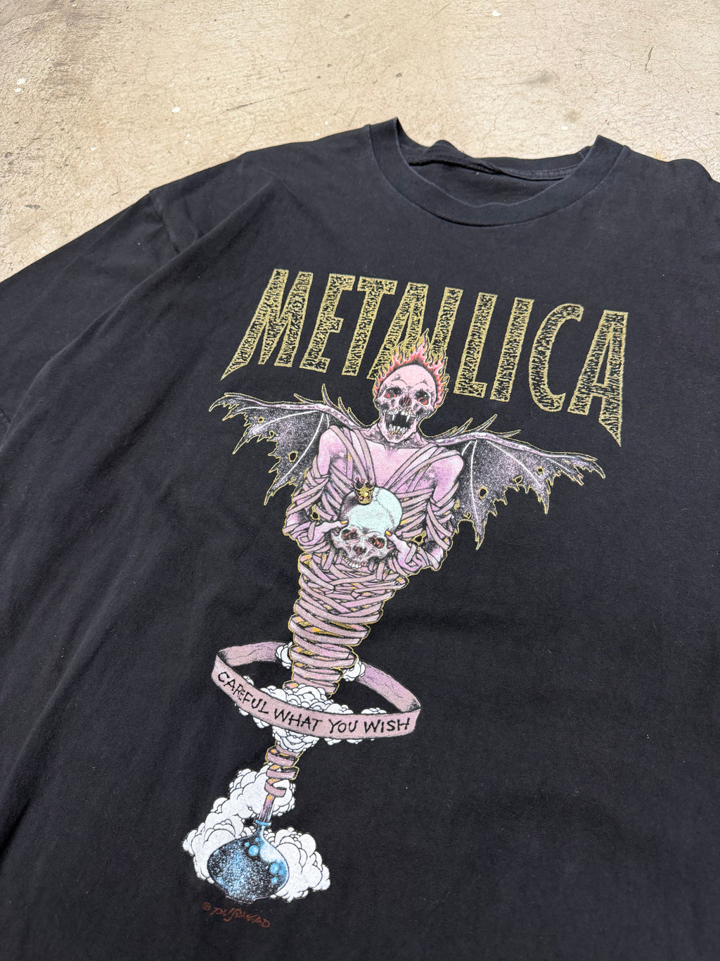 Vintage 1996 Metallica Pushead King Nothing Tshirt Size XL