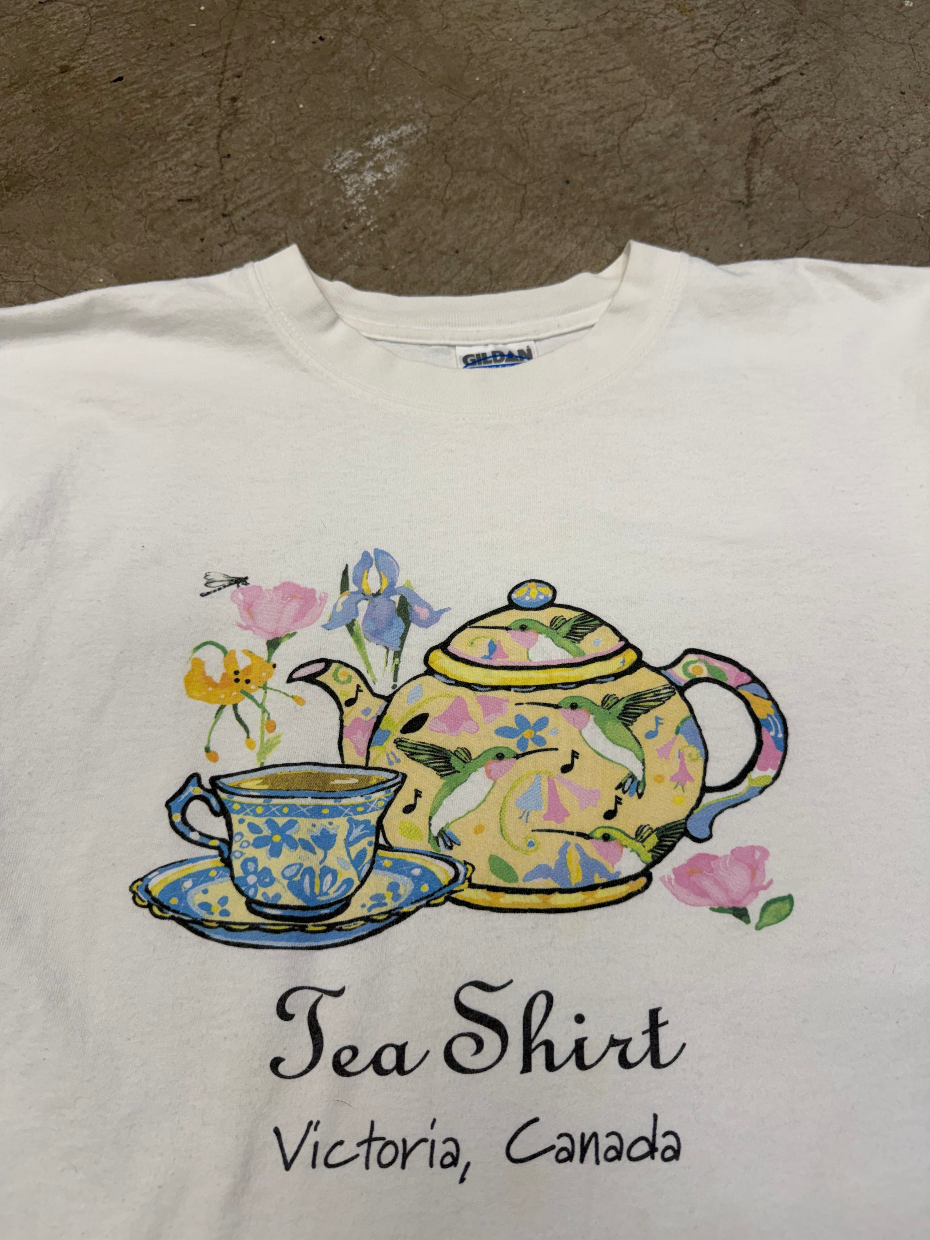 Vintage Tea Shirt Victoria Canada Parody Tshirt Size XL