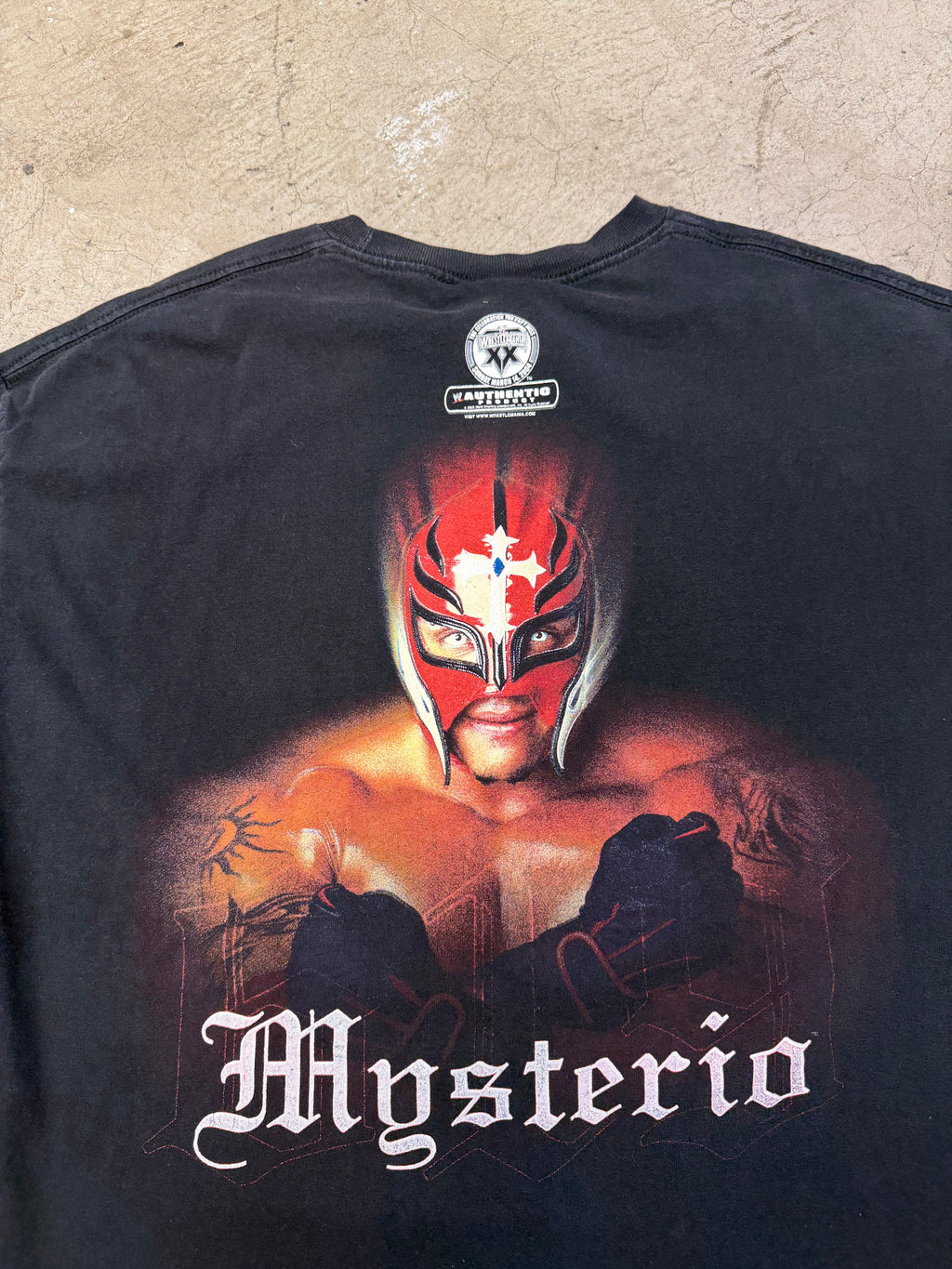Vintage 2004 WWE Rey Mysterio 619 Wrestlemania Tshirt Size XL