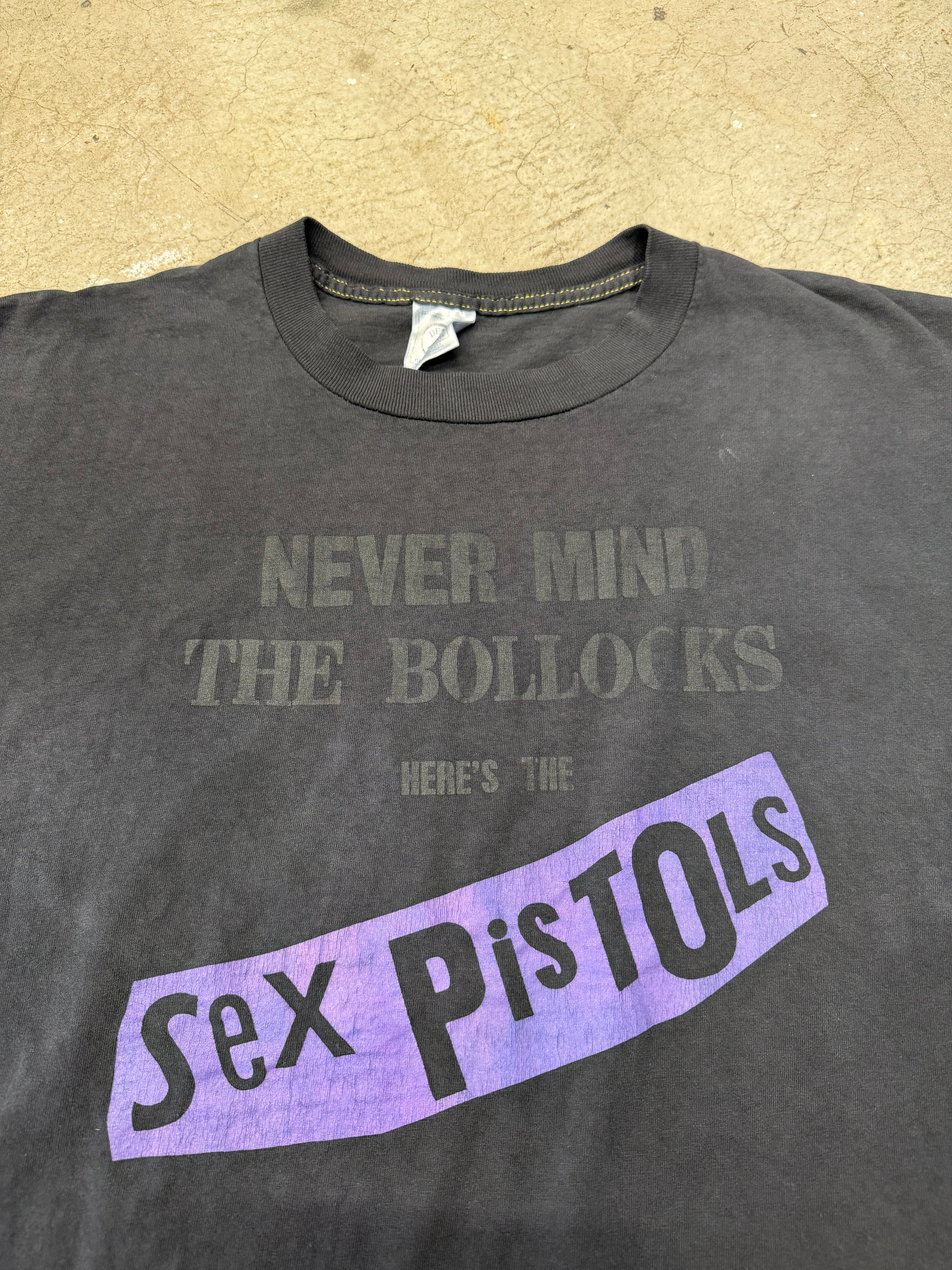 Vintage 90s Sex Pistols Nevermind The Bollocks SJF Tee Size XL