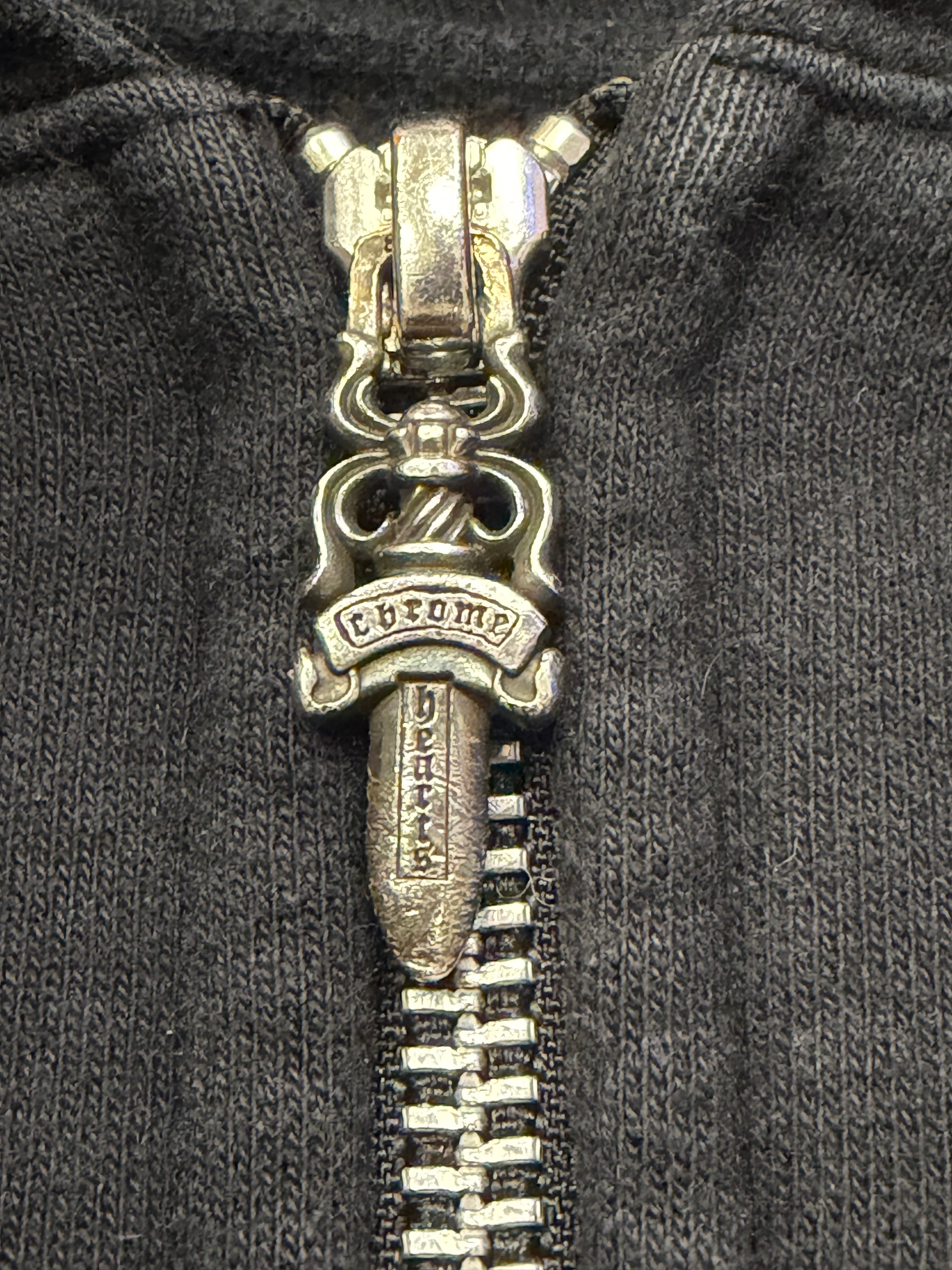 Chrome Hearts CH Scroll Zip Up Size Small Pre Owned