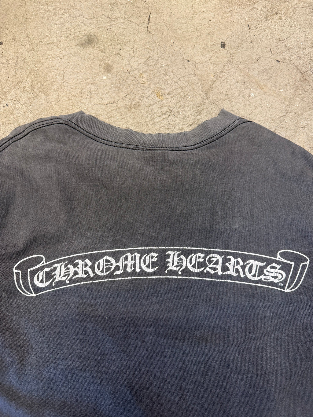 Vintage 90s Chrome Hearts Vine Dagger Scroll Tshirt Size Large