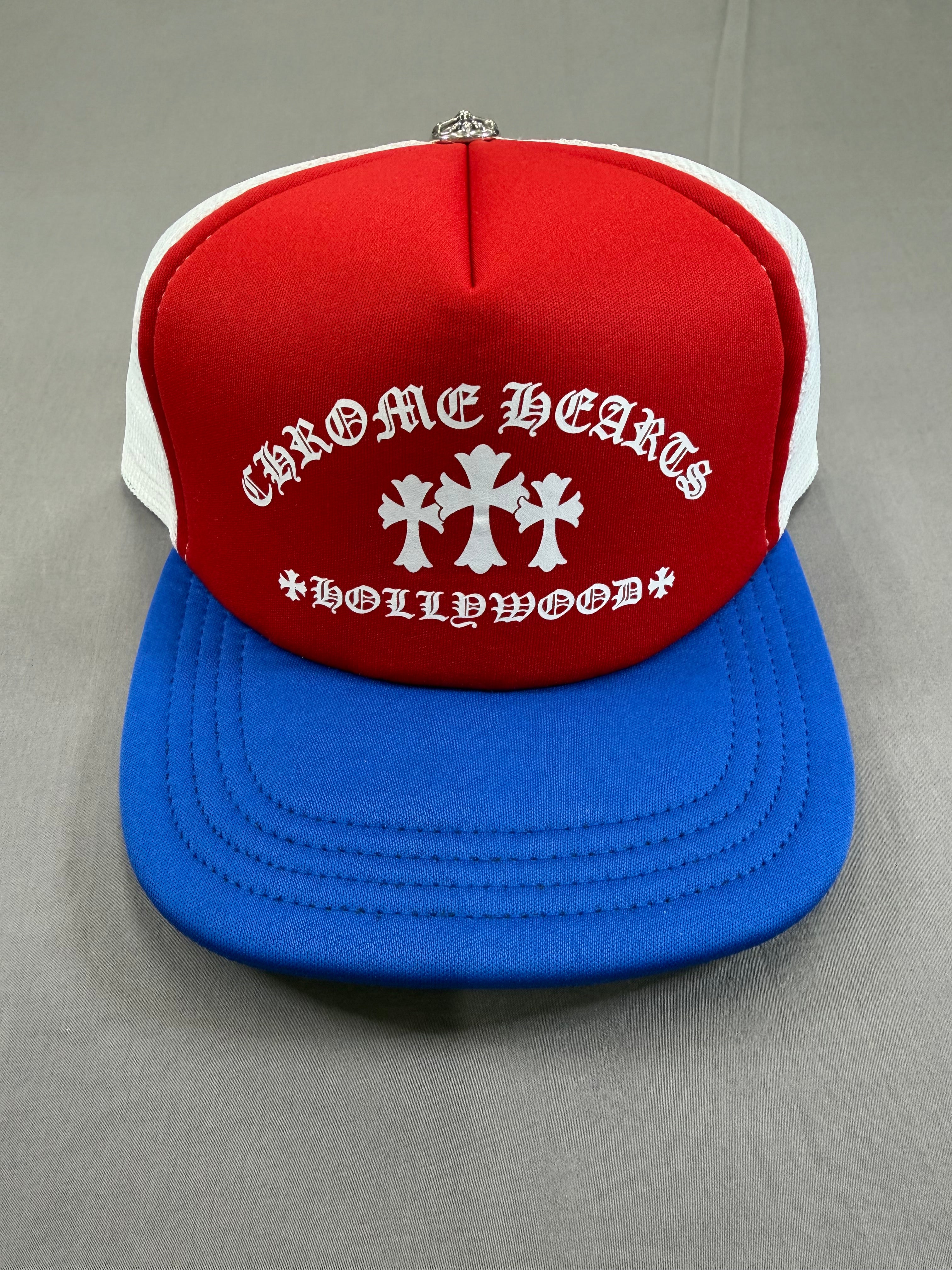 Chrome Hearts Hollywood 4th Of July Trucker Hat Brand New