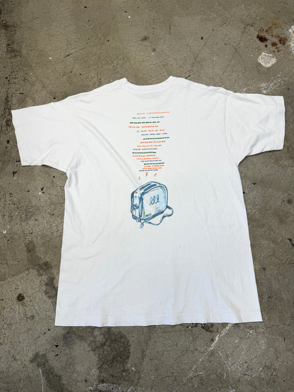 Vintage 1994 Pearl Jam Freak Puppet Tshirt Size XL