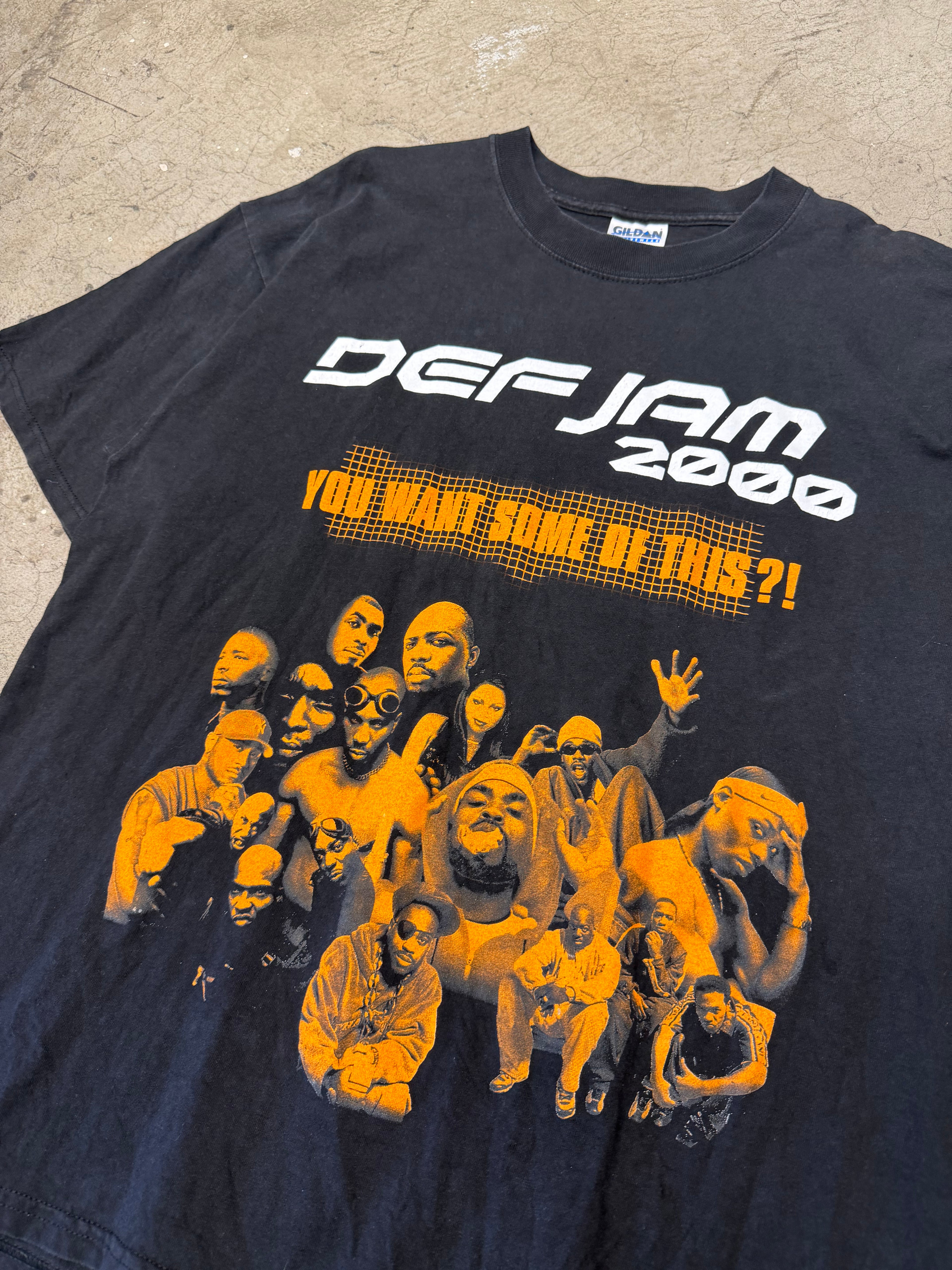Vintage 2000 Def Jam You Want Some? Tshirt Size XL