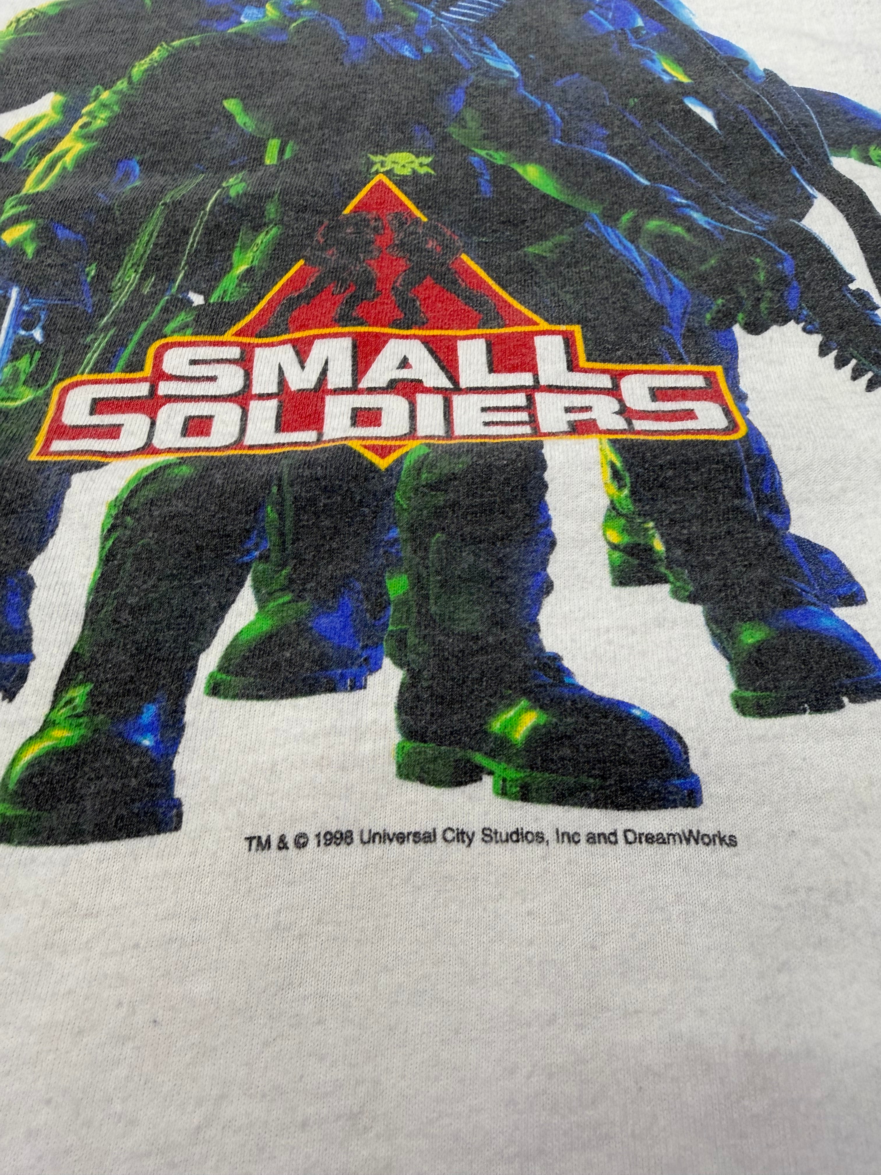 Vintage 1998 Small Soldiers Movie Promo Tshirt Size XL