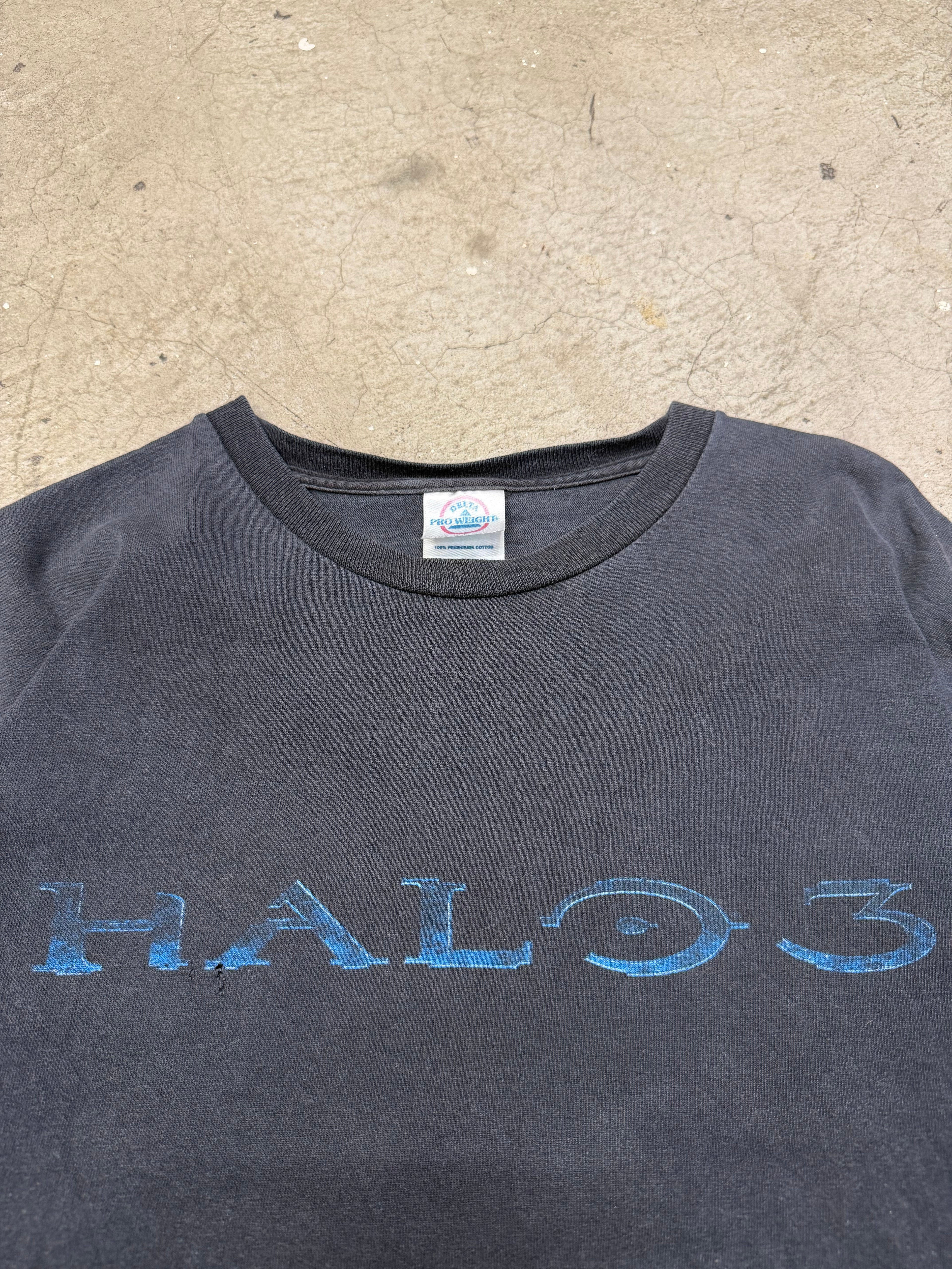 Vintage 2007 Halo 3 Video Game Promo Tshirt Size Large