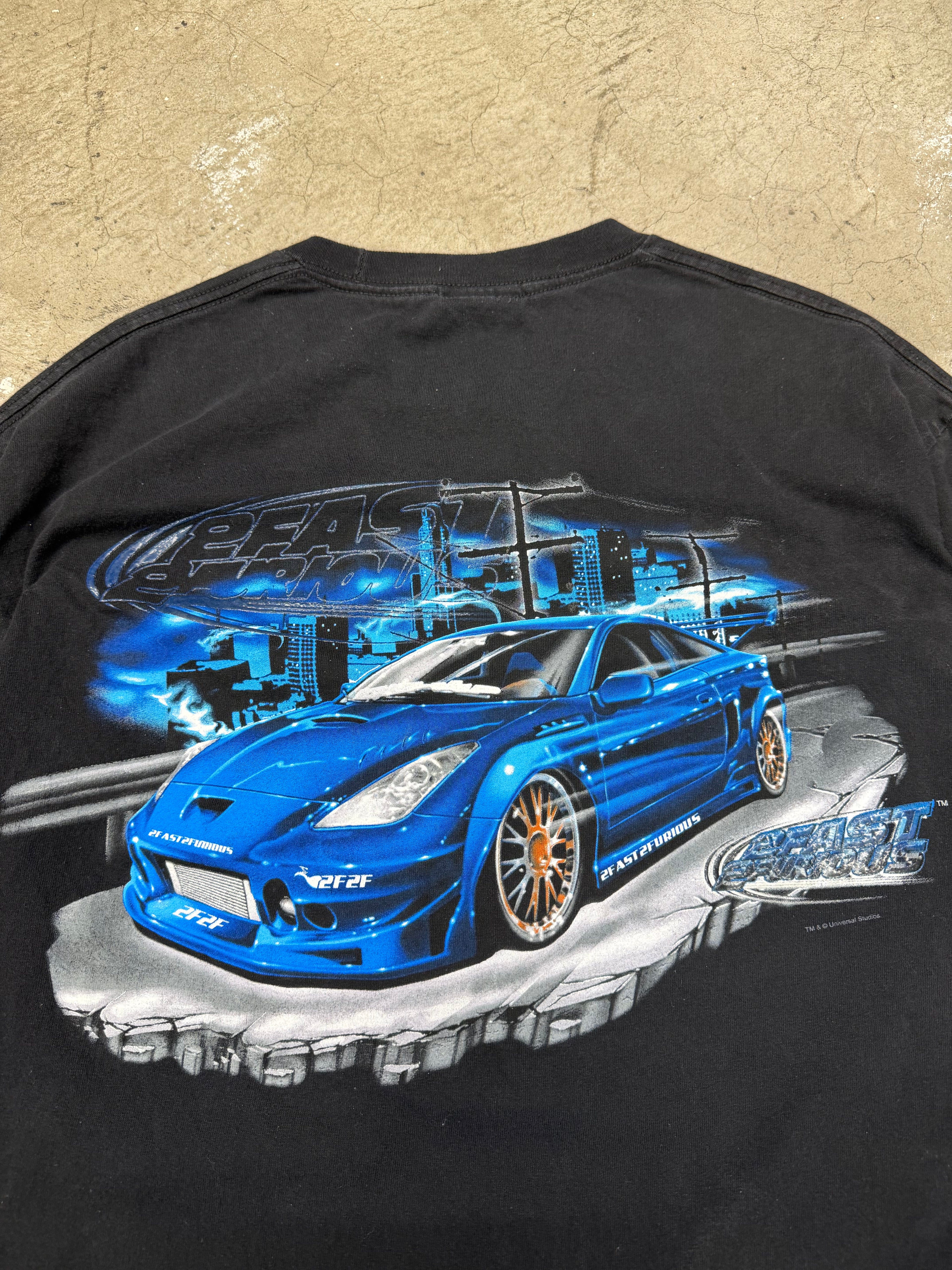 Vintage 2fast2furious Universal Studios Tshirt Size XL