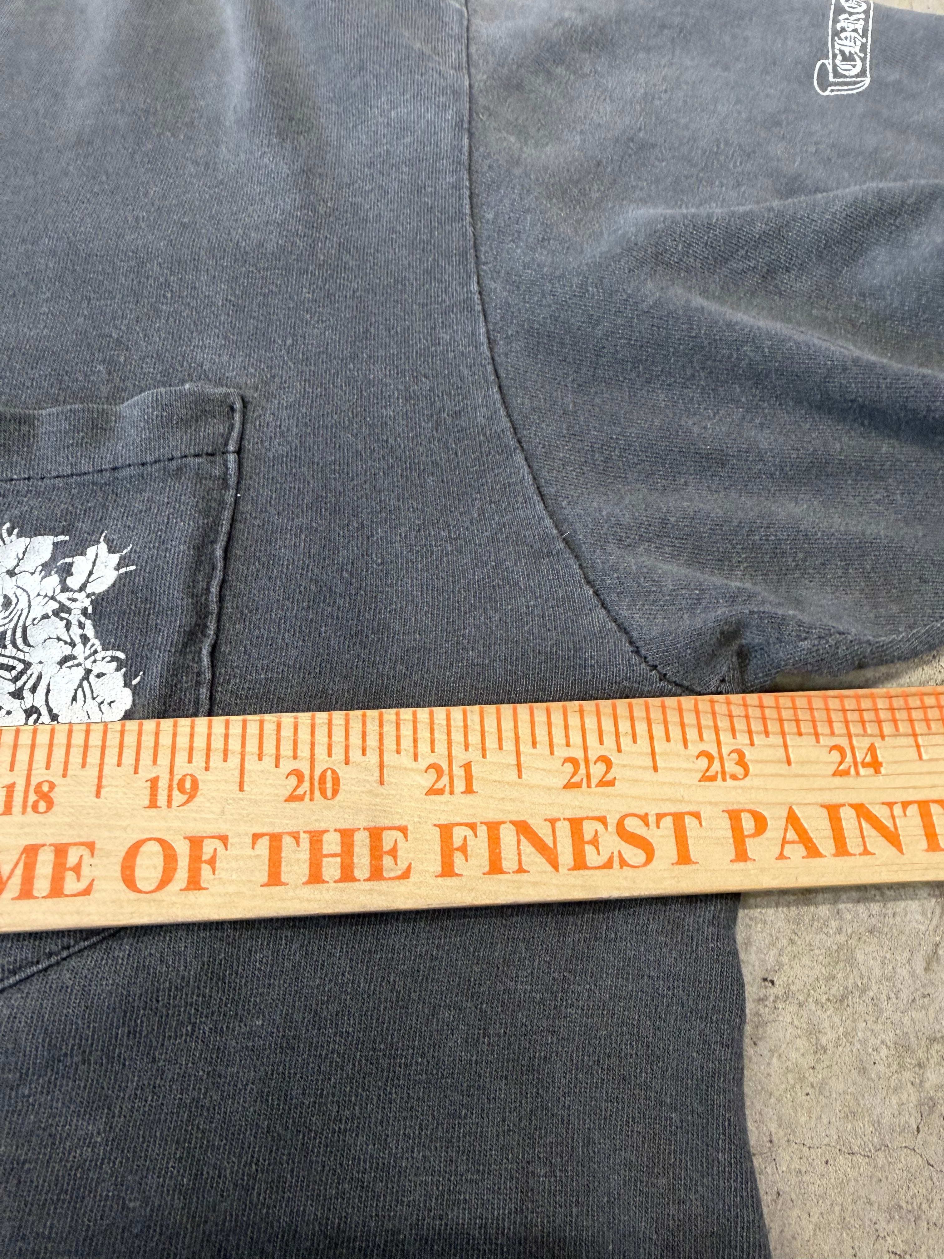 Vintage 90s Chrome Hearts Vine Dagger Scroll Tshirt Size Large
