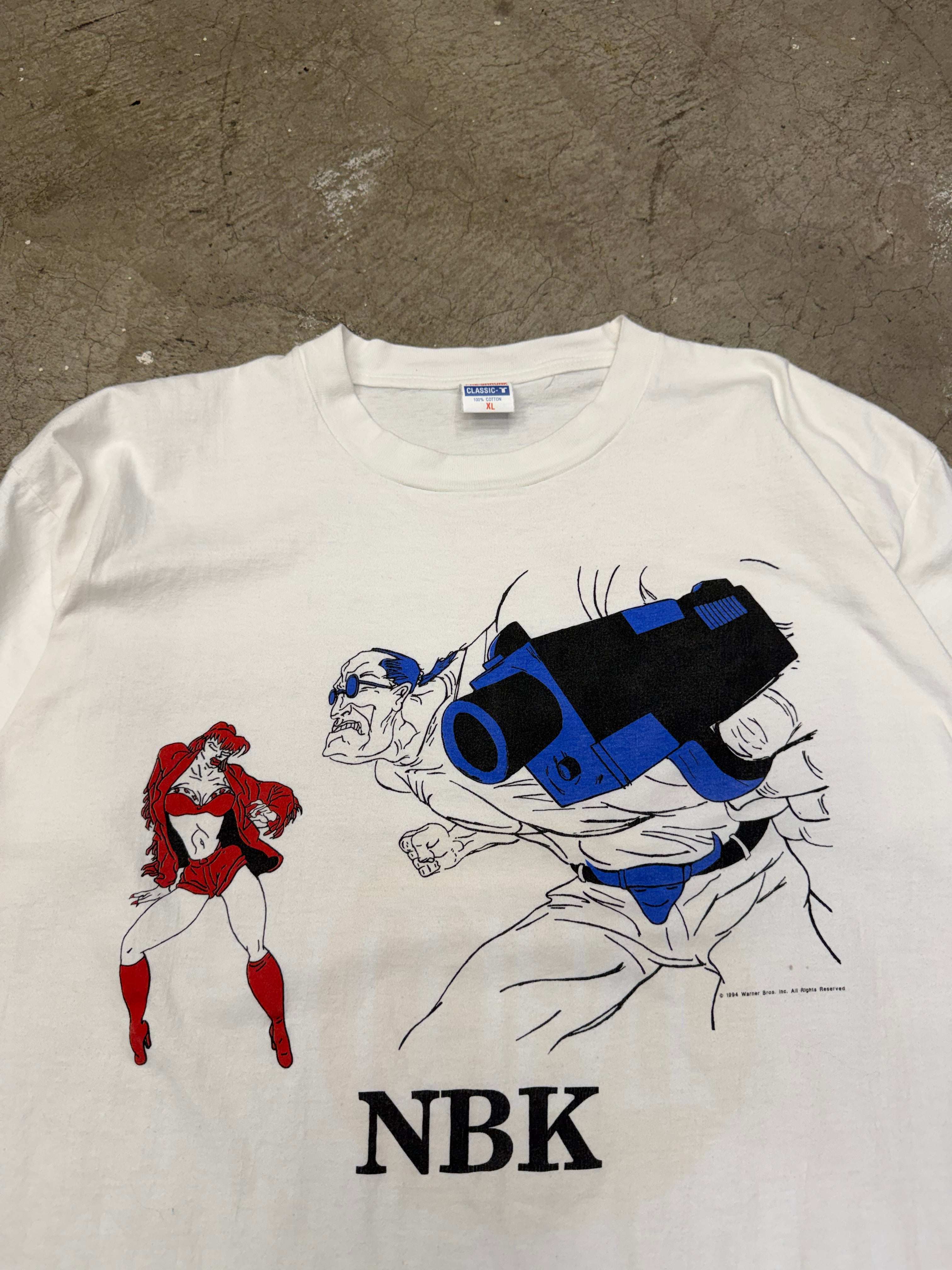 Vintage 1994 NBK Natural Born Killers Cartoon Movie Promo Tshirt Size XL