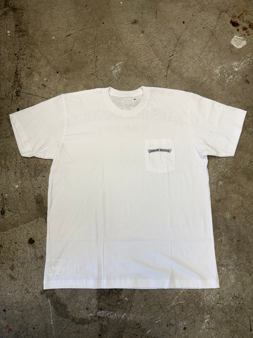 Chrome Hearts CH Scroll White Tshirt Size XL Brand New W/ Receipt