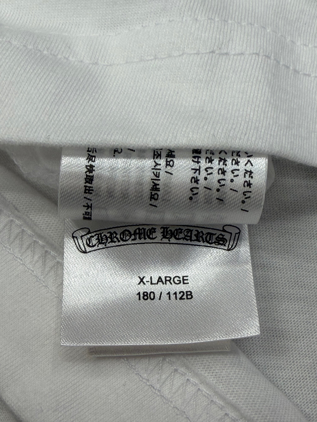 Chrome Hearts Las Vegas Horseshoe White Tshirt Size XL Brand New W/ Receipt