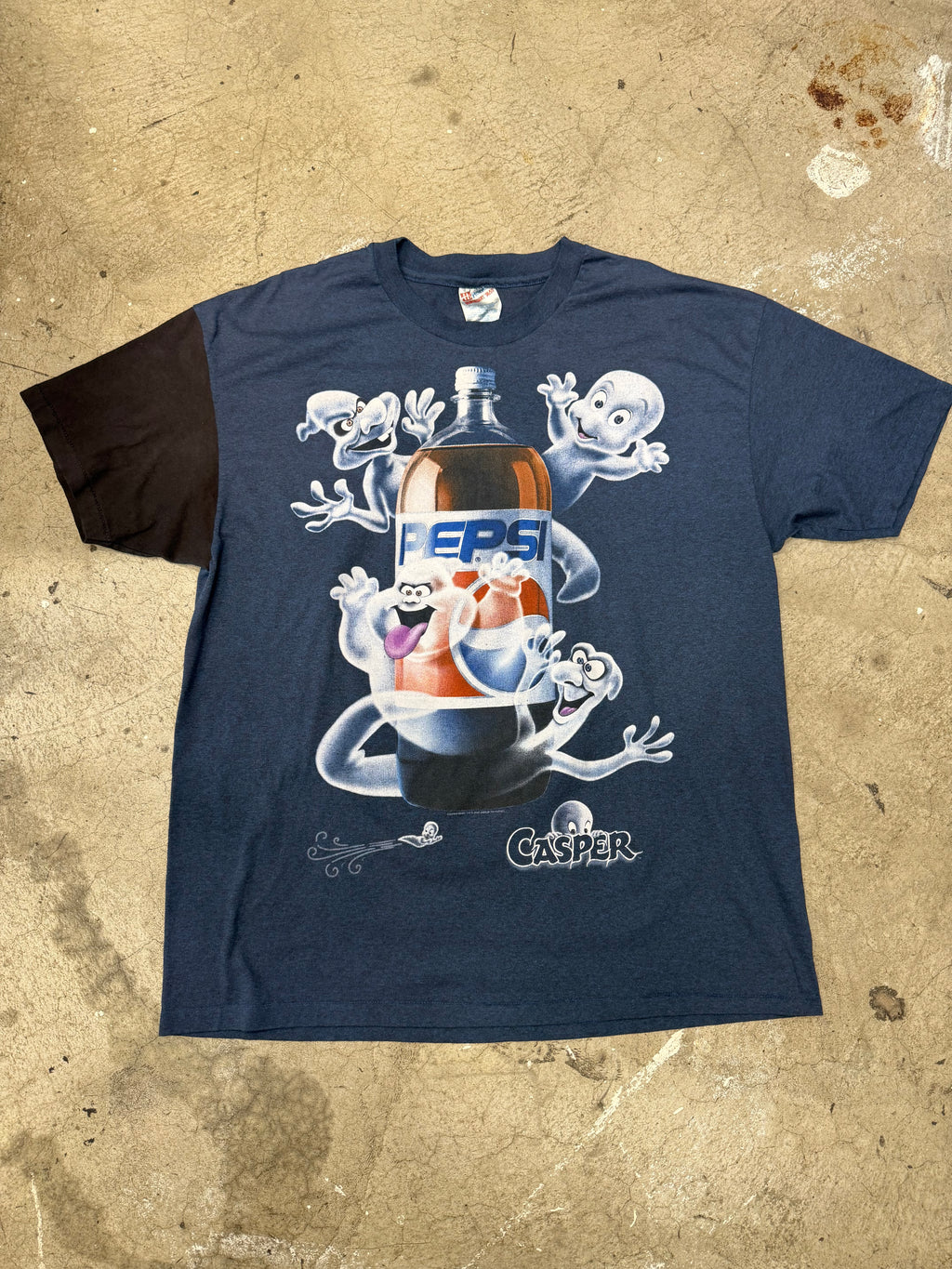 Vintage 1995 Casper Pepsi Promo SJF Tee Size XL