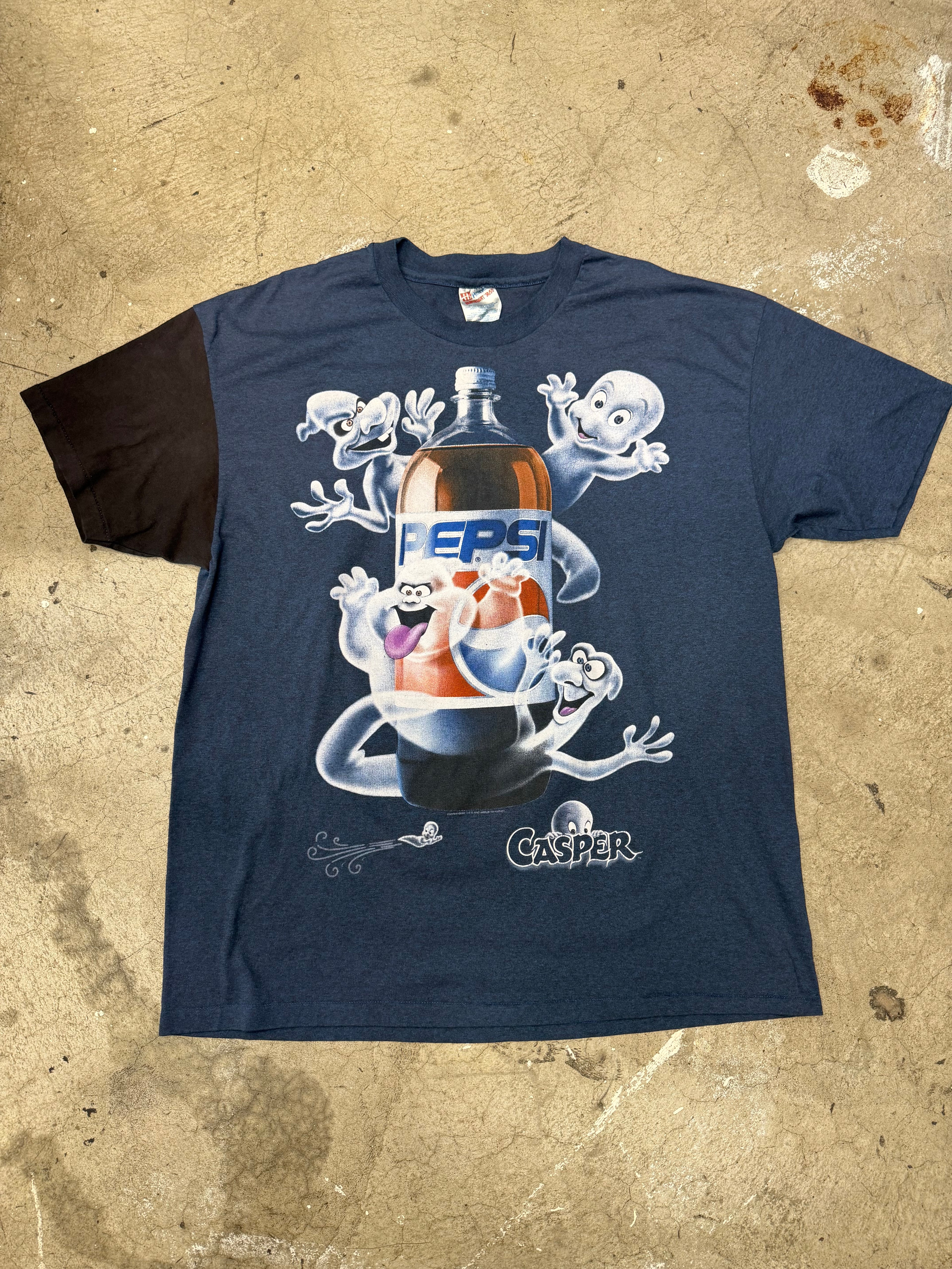 Vintage 1995 Casper Pepsi Promo SJF Tee Size XL