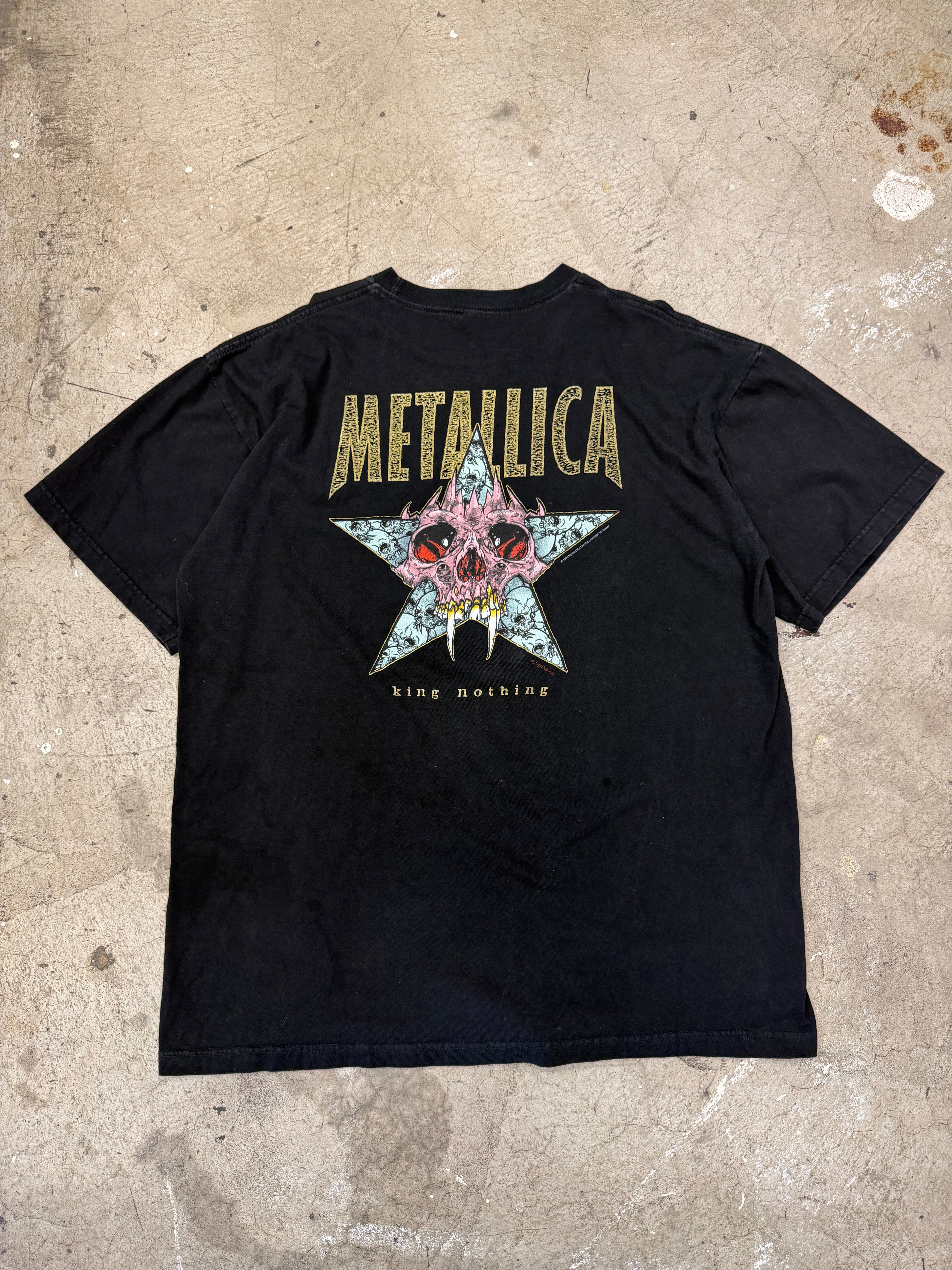 Vintage 1996 Metallica Pushead King Nothing Tshirt Size XL