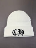 Chrome Hearts White CH Logo Beanie Brand New