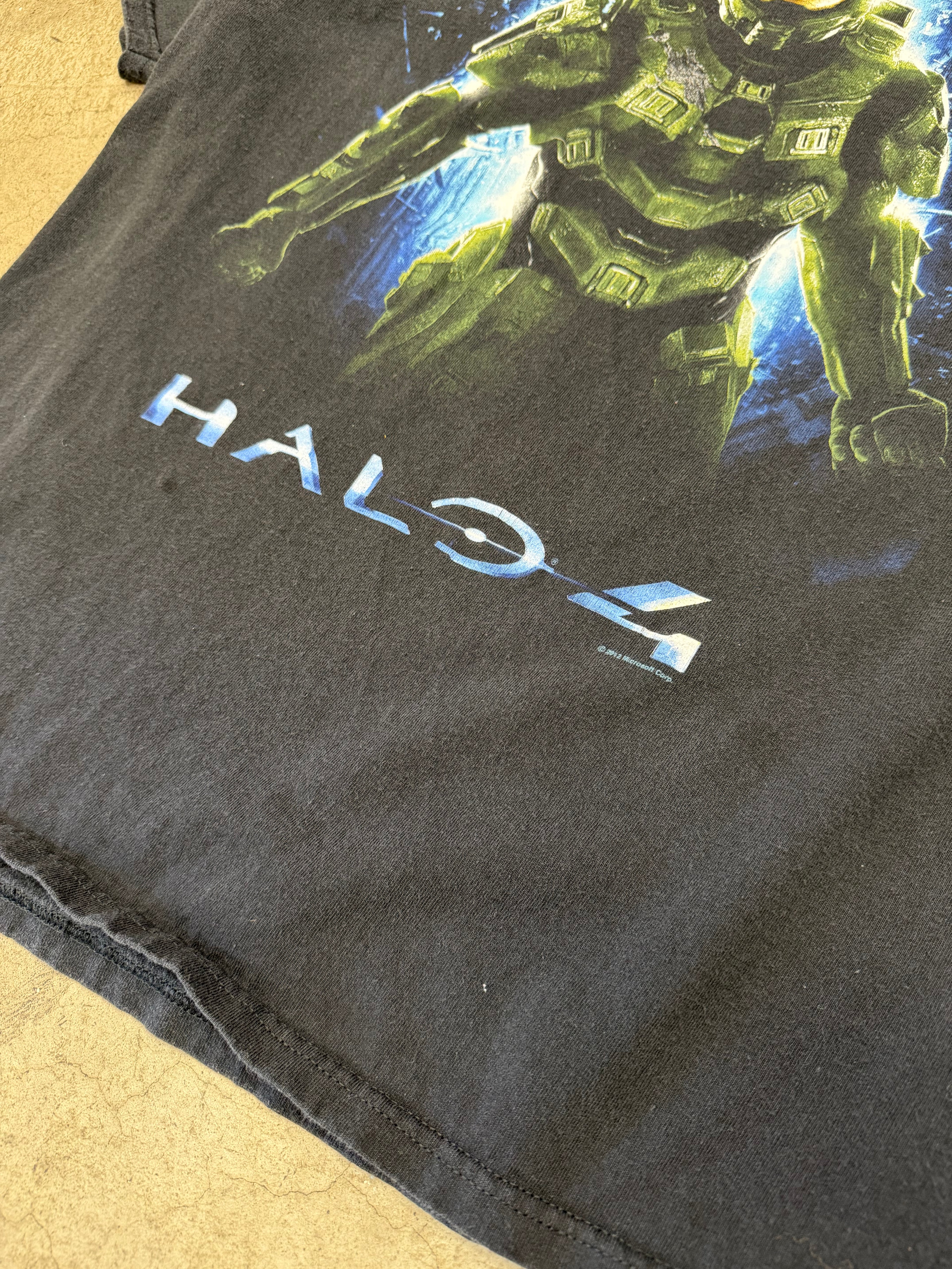 Vintage Halo 4 Master Chief Video Game Promo Tshirt Size XL